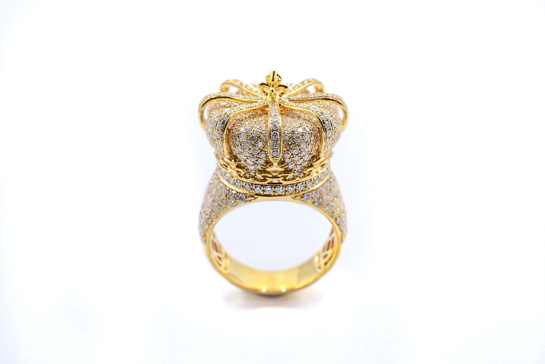 5.1 ctw Men's Crown Diamond Ring