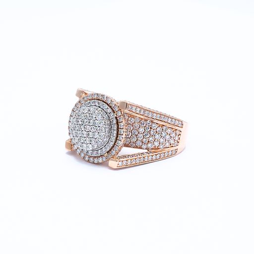 Pave Cathedral 5.75 ctw Diamond Ring