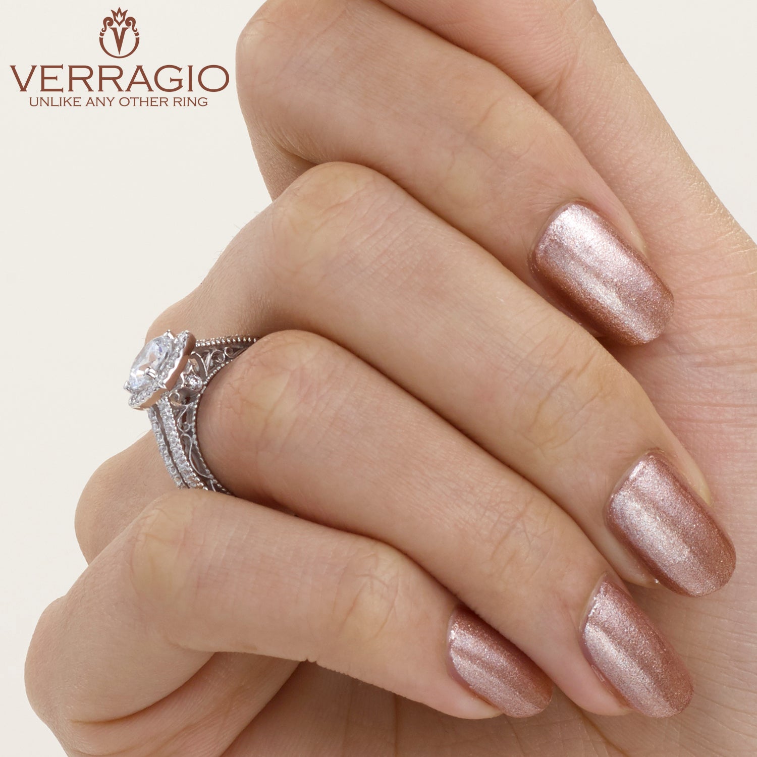 Diamond Engagement Ring Verragio Venetian Collection 5007CU 1.45ctw