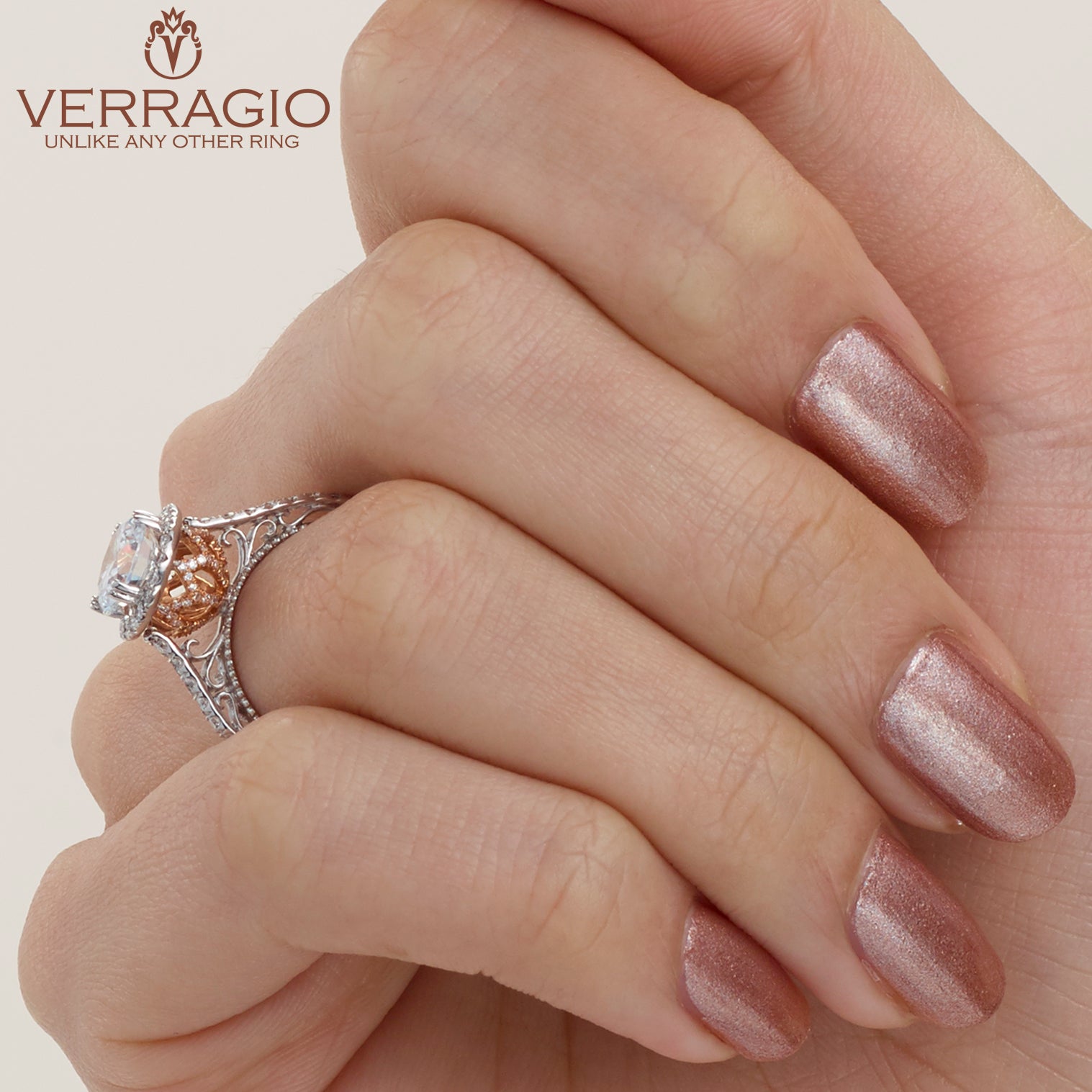 Diamond Engagement Ring Verragio Venetian Collection 5061R 1.00ctw