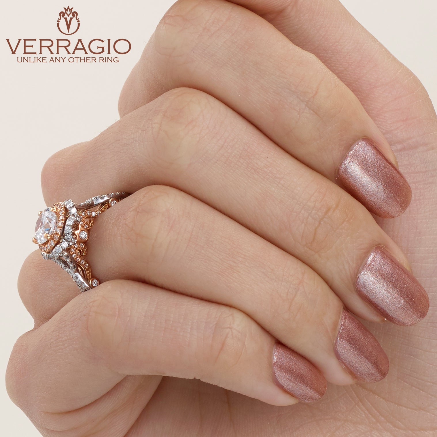 Diamond Engagement Ring Verragio Insignia Collection 7089R-2WR 1.80ctw