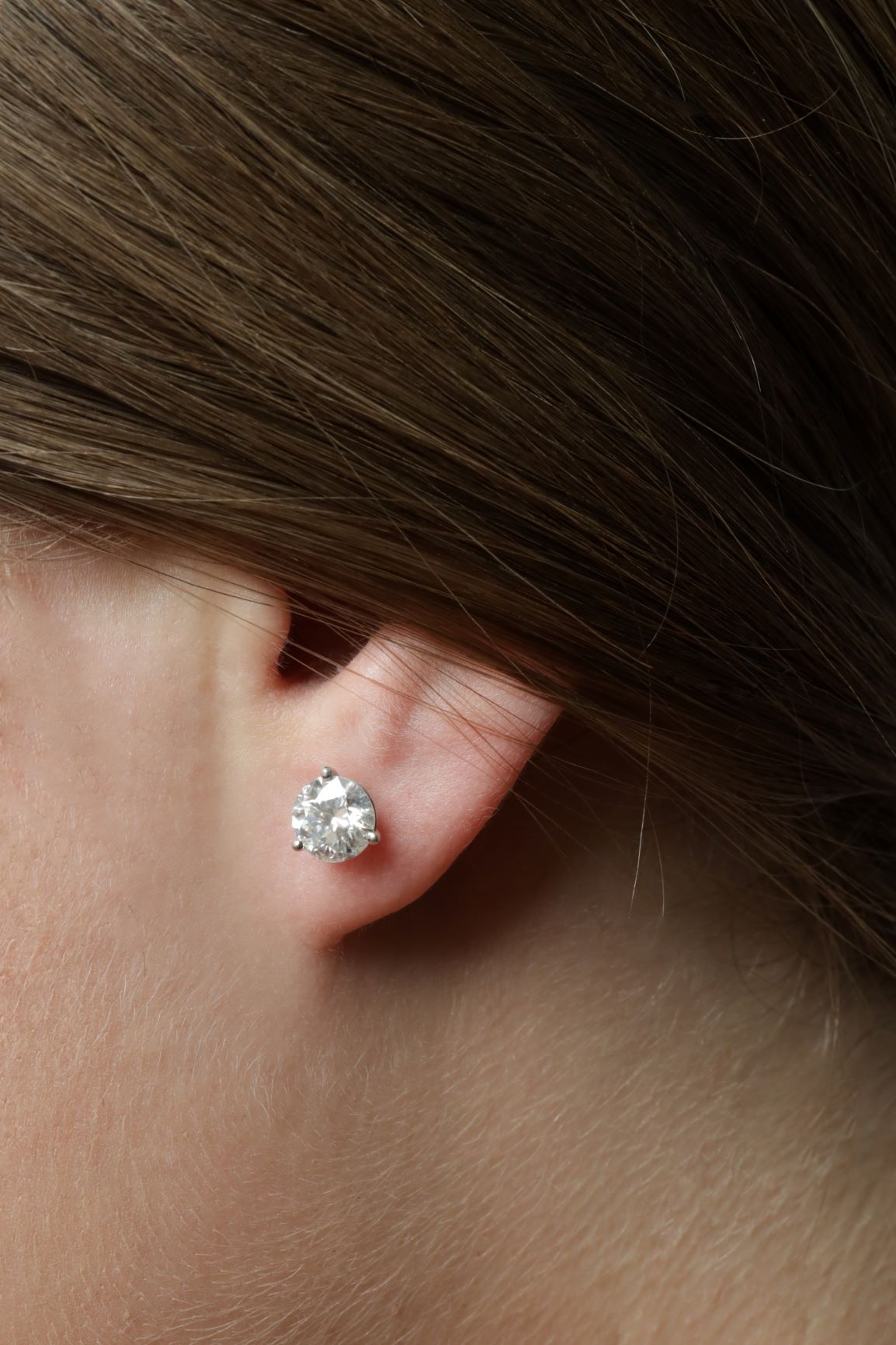 2.10 ctw Diamond Stud Earrings