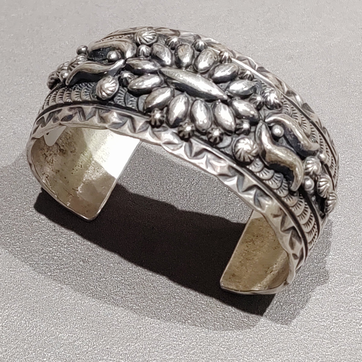 Darryl Becenti Navajo Sterling Silver Bracelet