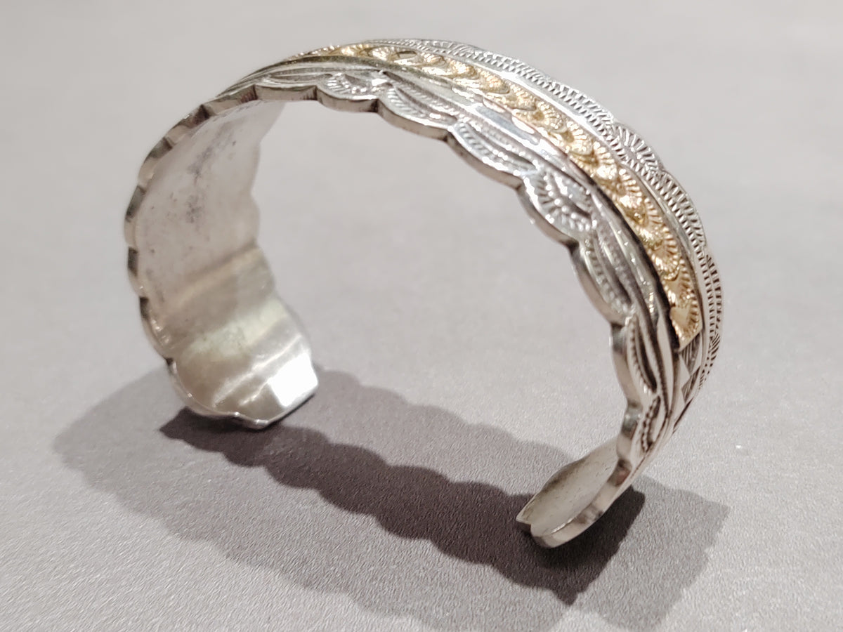 Ivan Howard Navajo 14k Sterling Bracelet