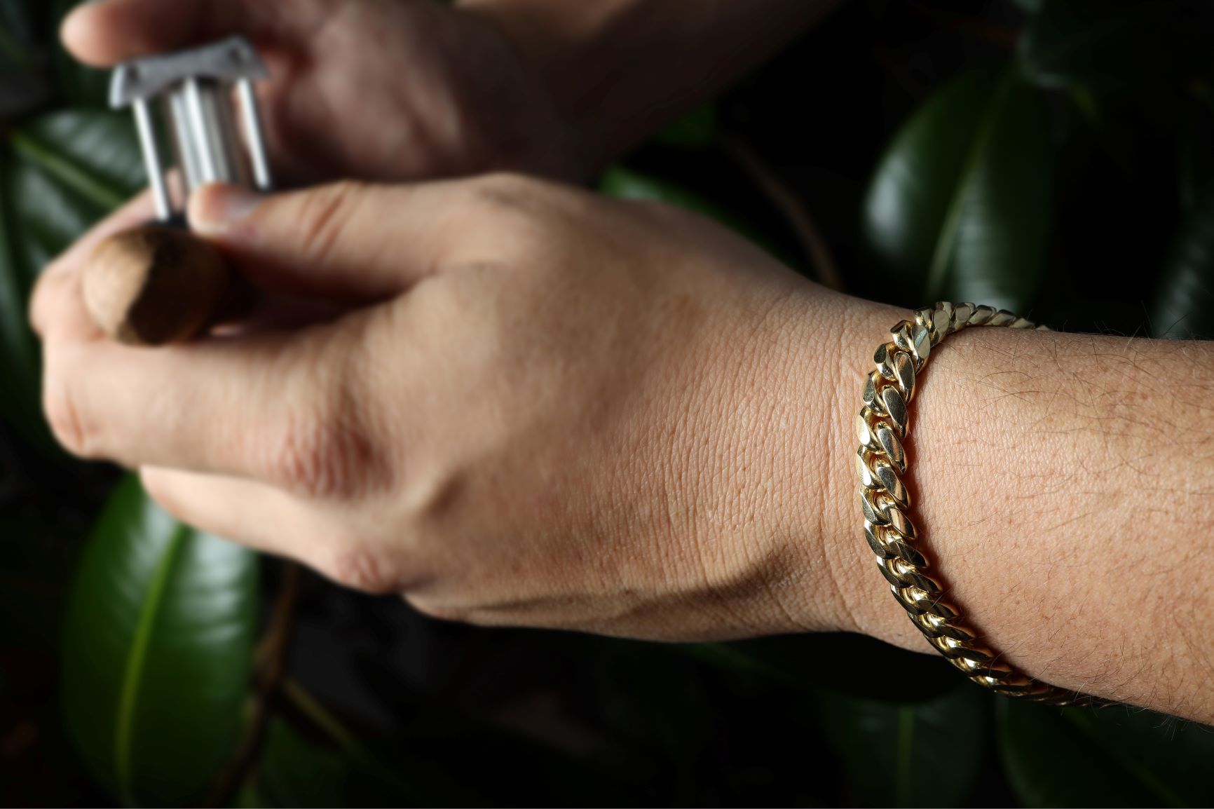 Miami Cuban Gold Link Bracelet
