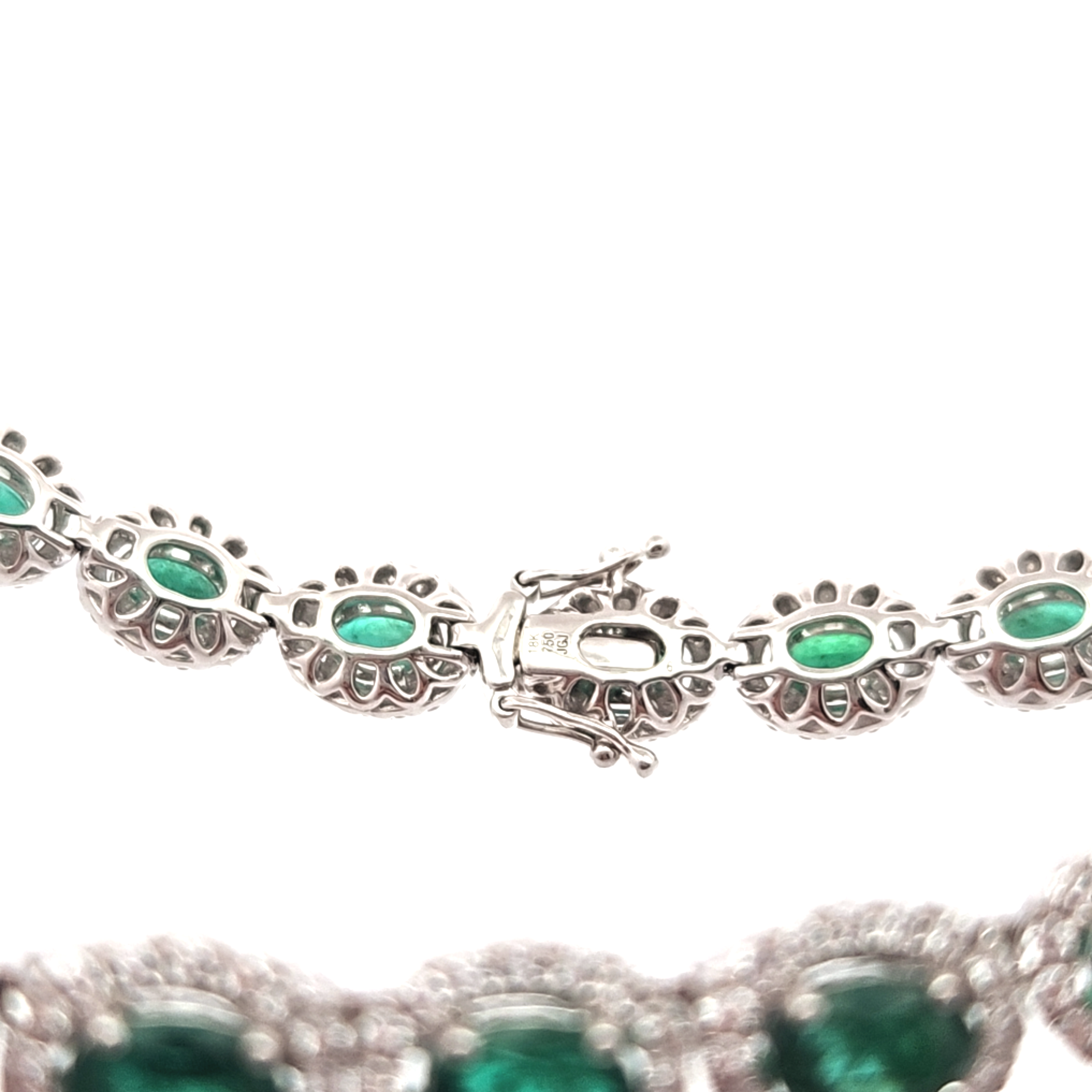 18k Emerald Necklace