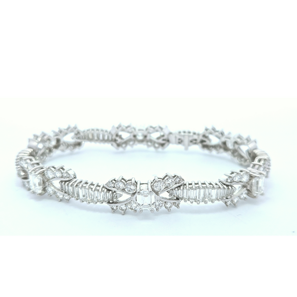 13 ct Platinum Diamond Bracelet