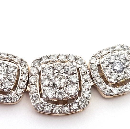 Diamond Cluster Necklace