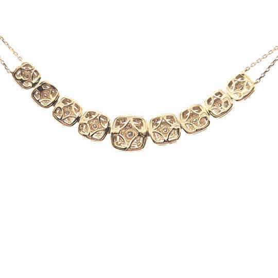Diamond Cluster Necklace