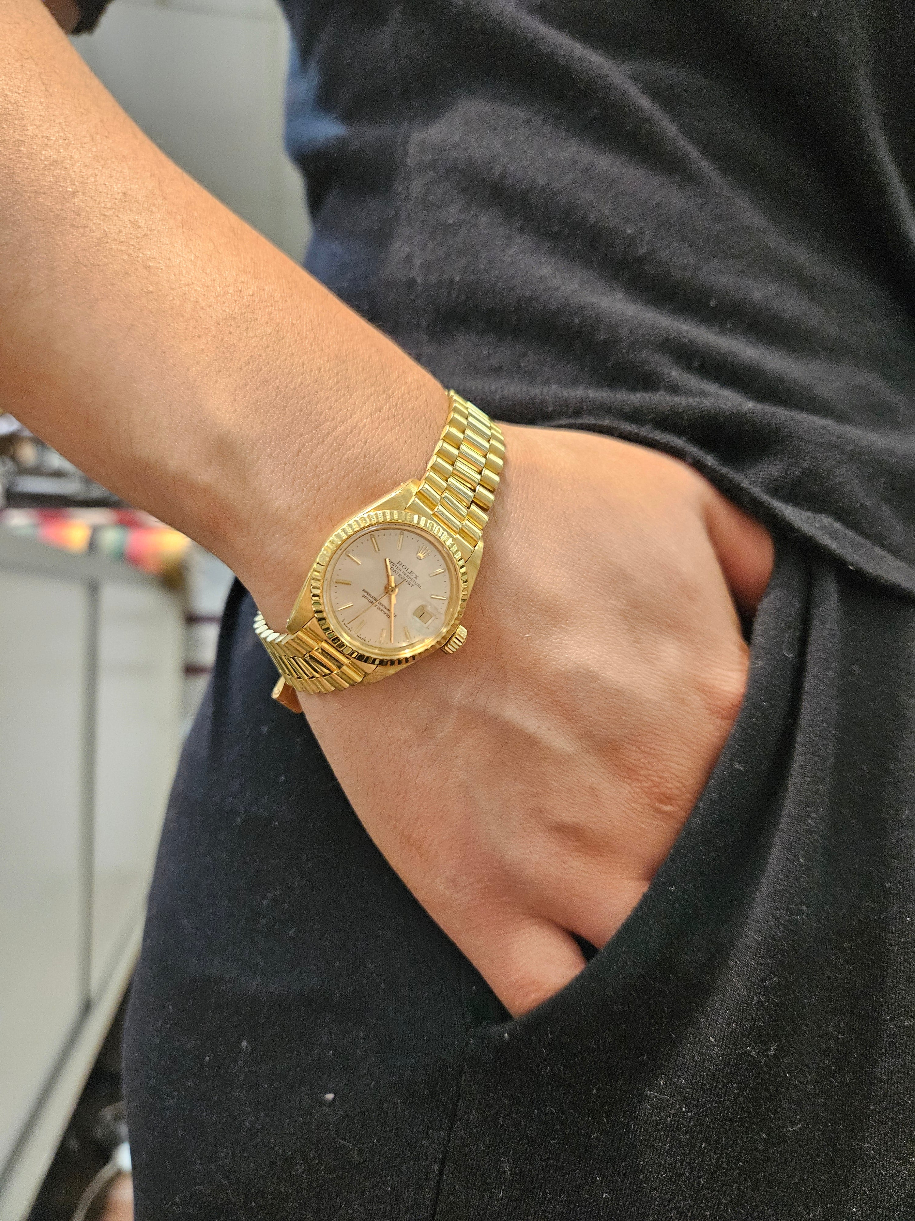 18k Ladies Presidential Rolex DateJust