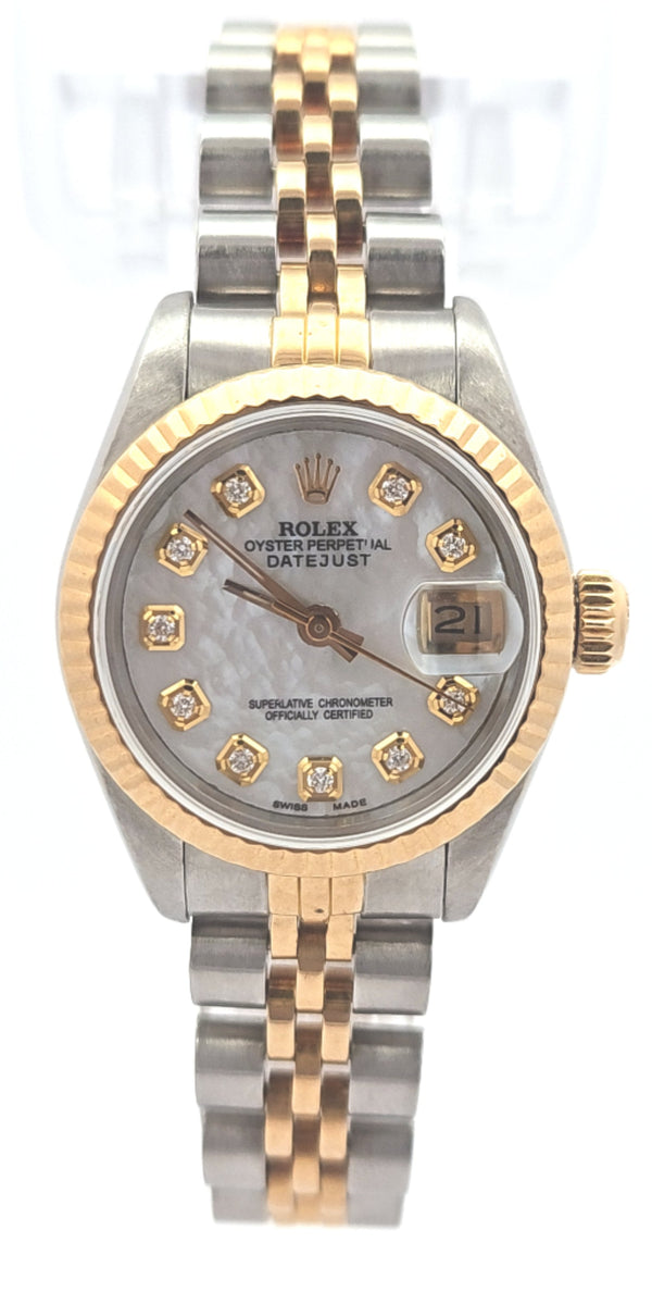 Ladies Diamond Dial Rolex Datejust