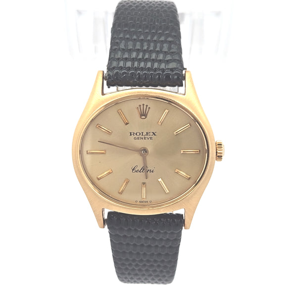 18k Gold Rolex Cellini