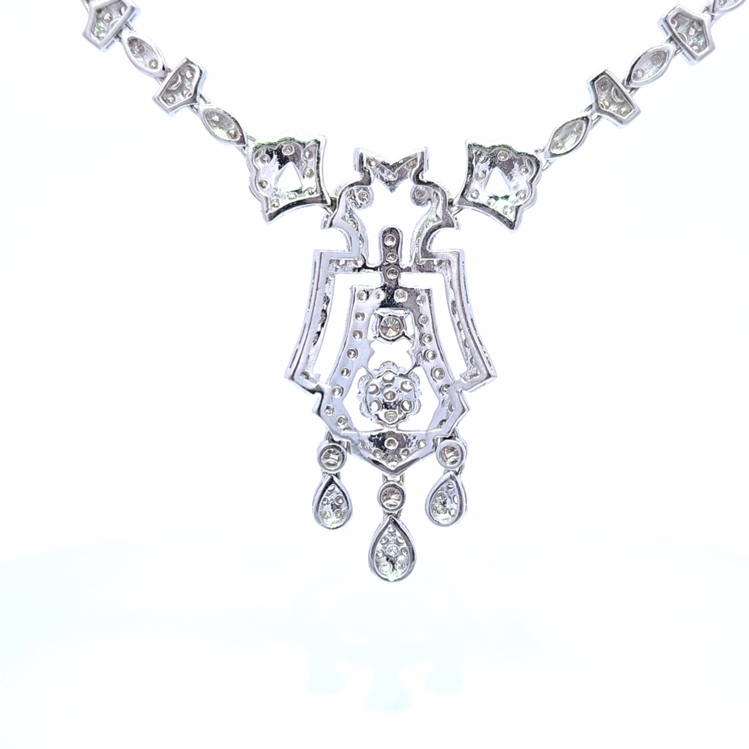 3.33 ct Gold Diamond Necklace