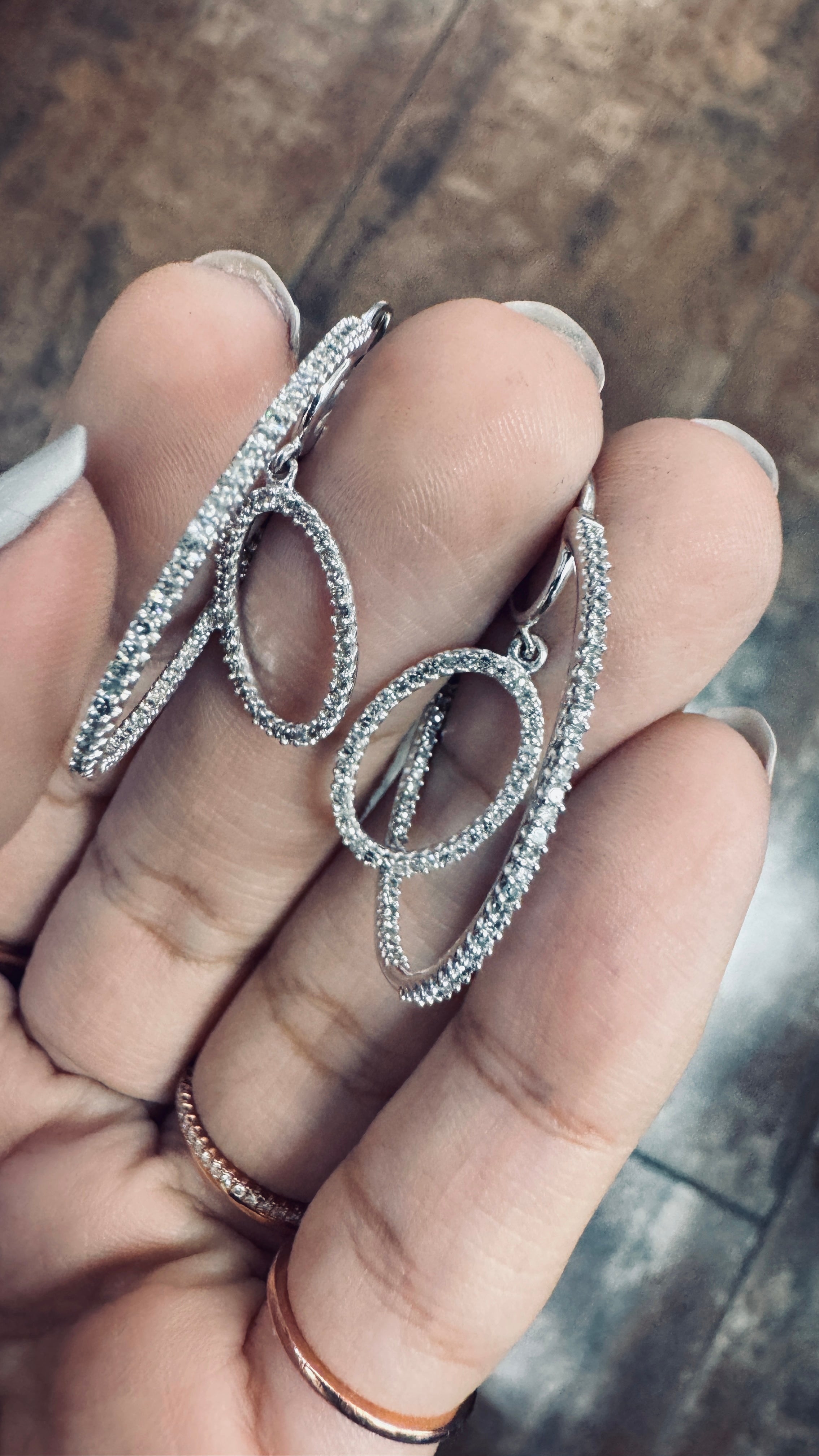 $teal a Deal Diamond Earrings