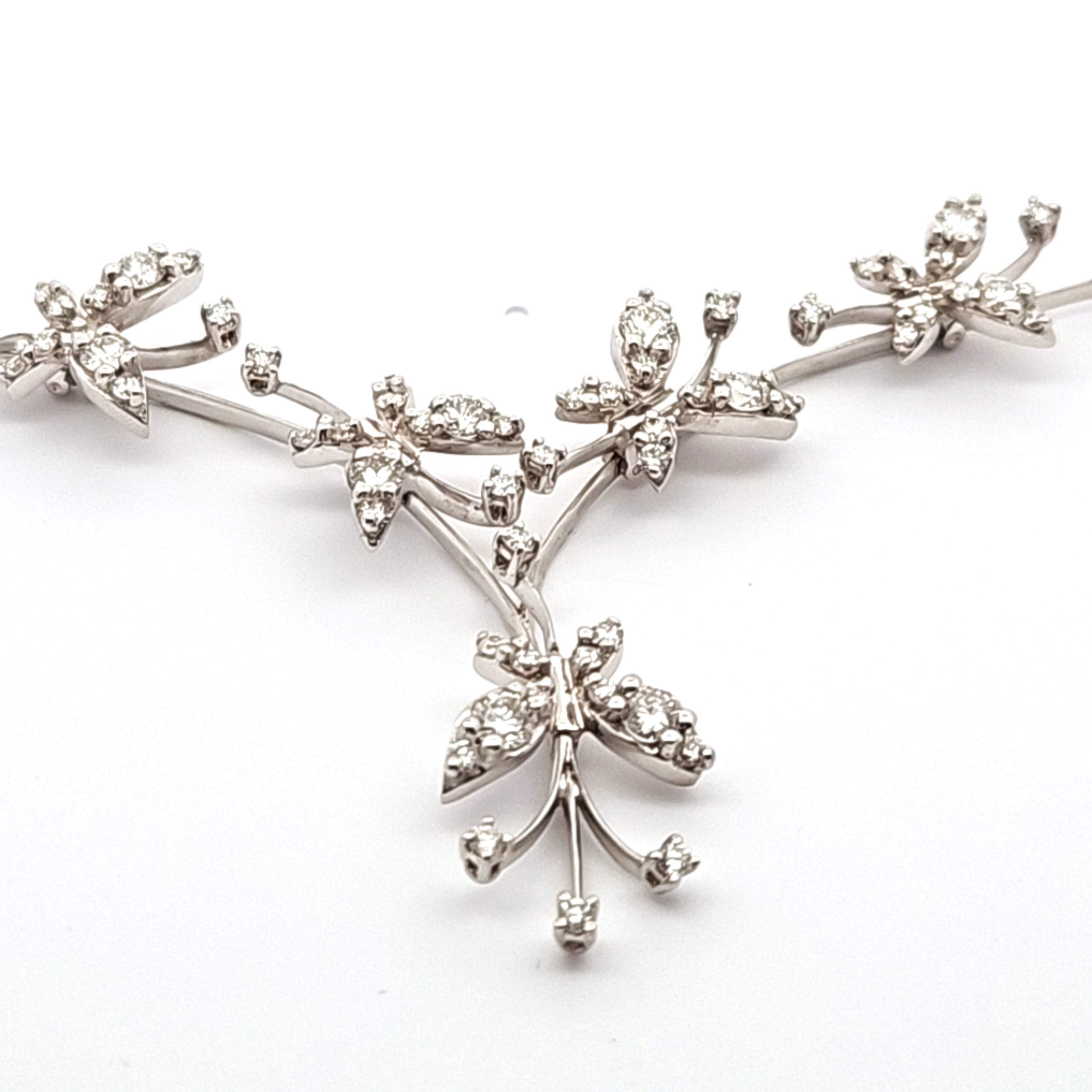 Diamond Butterfly Necklace