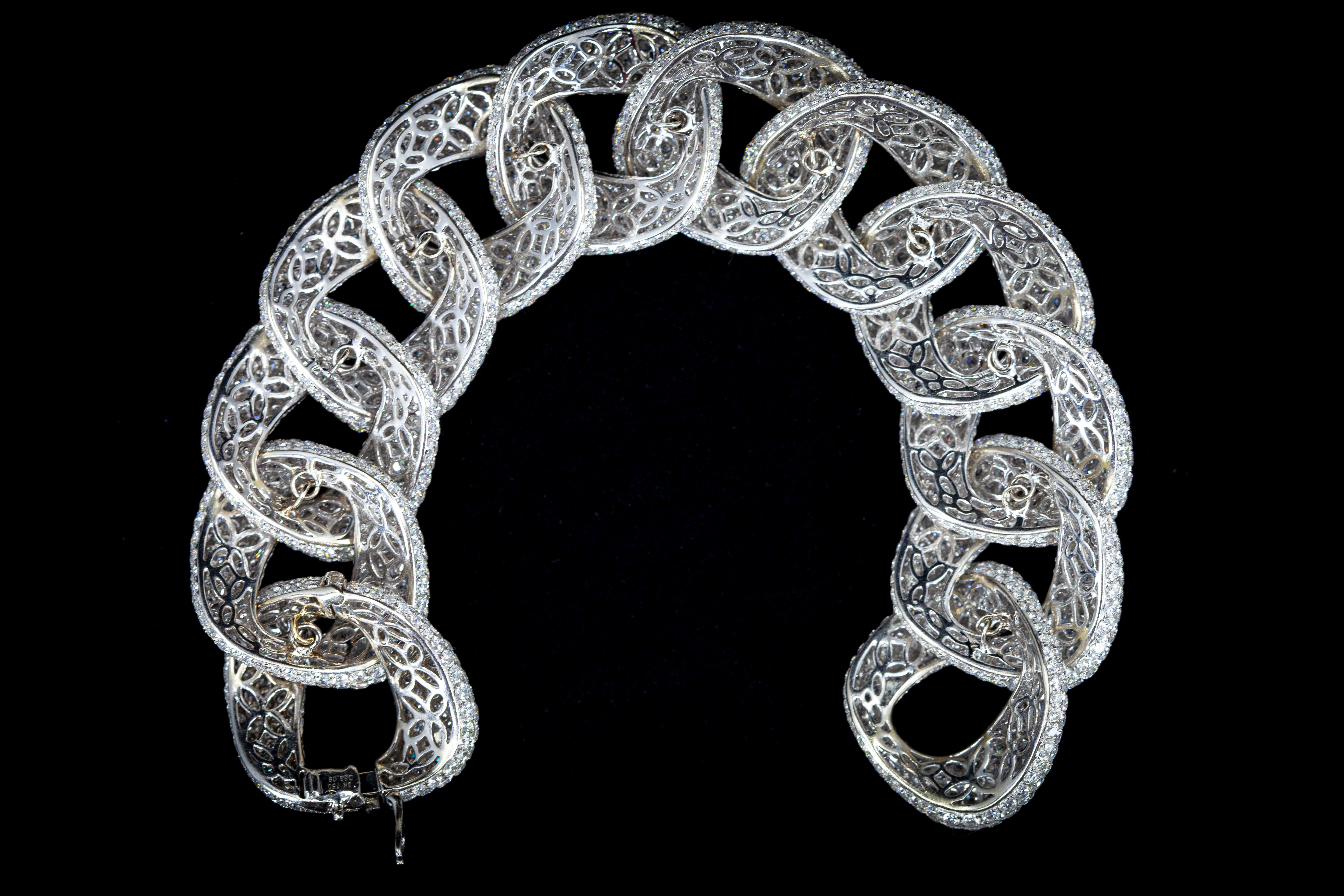Jumbo Pave Link Bracelet