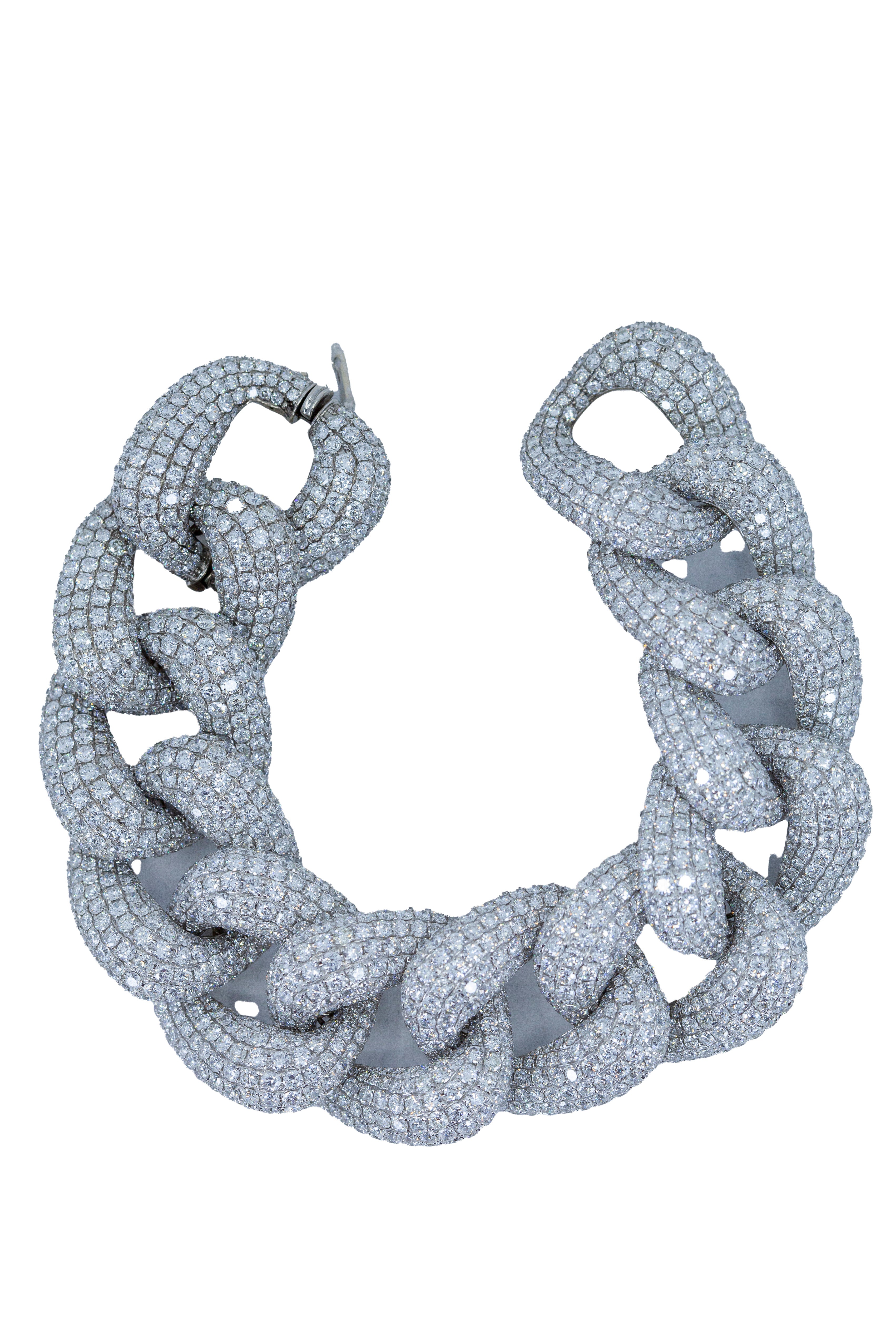 Jumbo Pave Link Bracelet