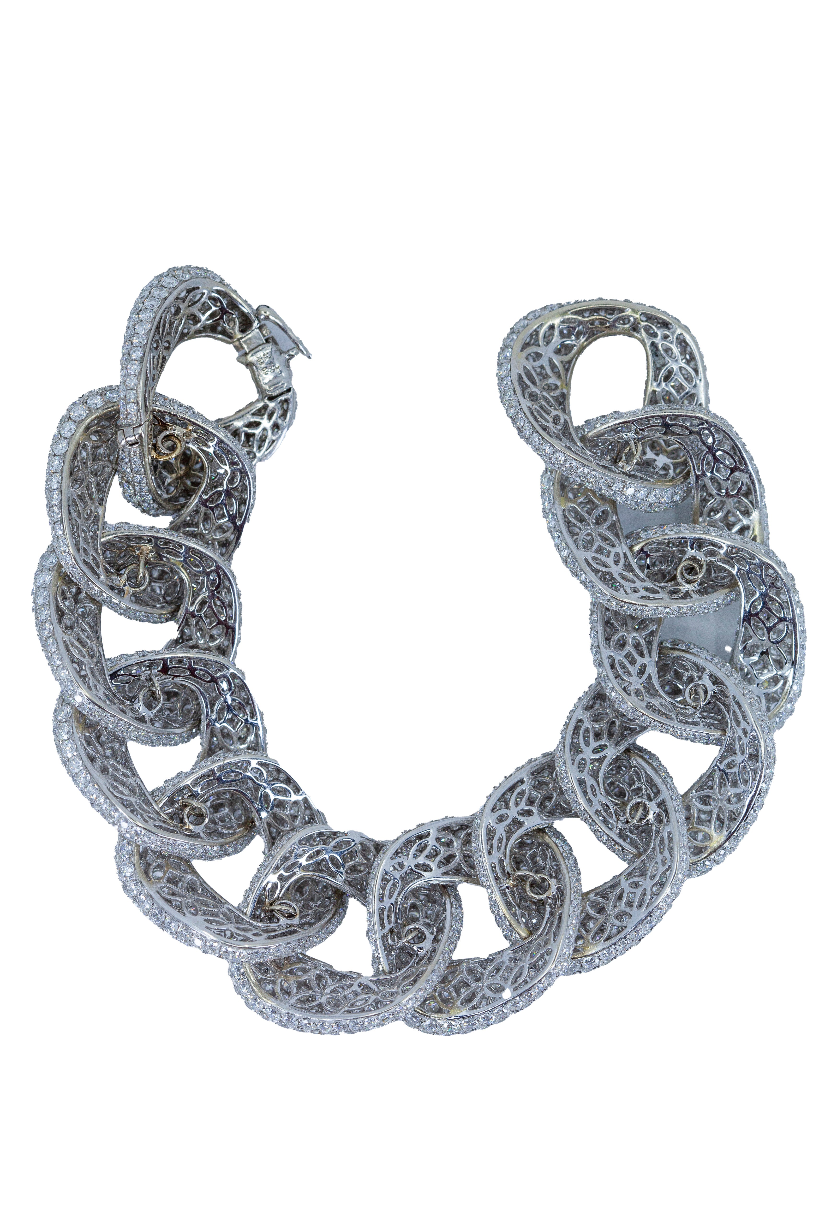 Jumbo Pave Link Bracelet