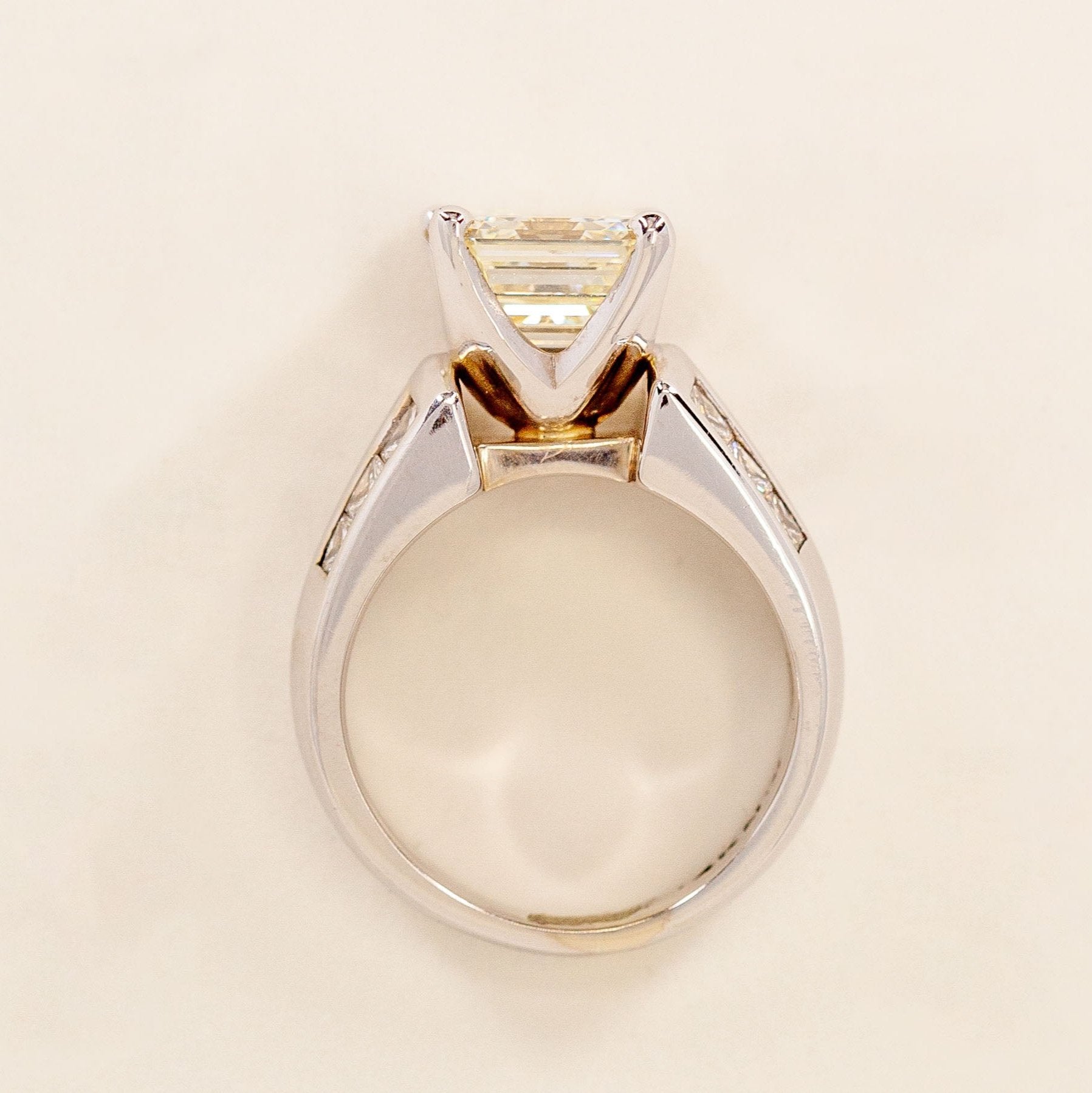 4 Carat Asher Engagement Ring