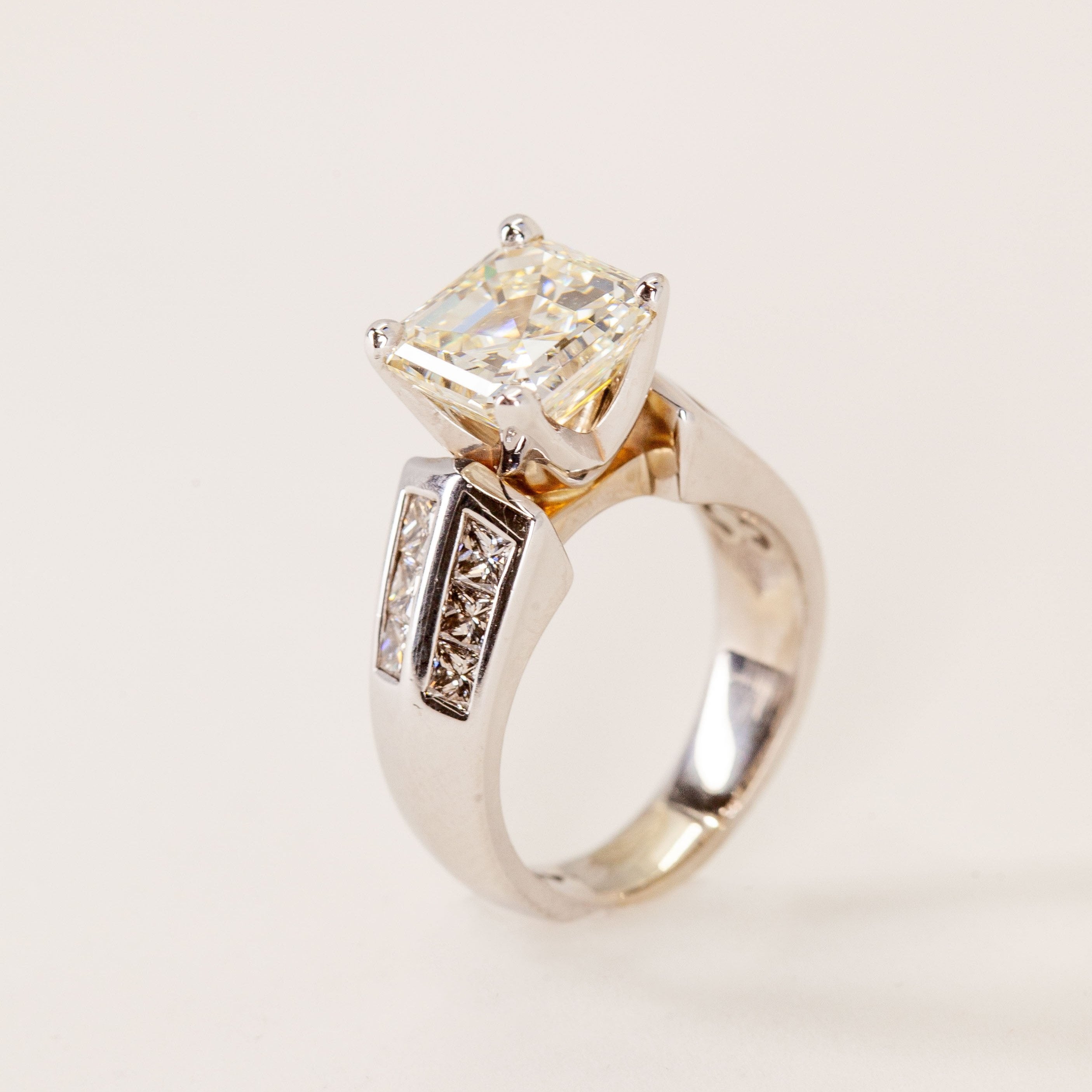 4 Carat Asher Engagement Ring