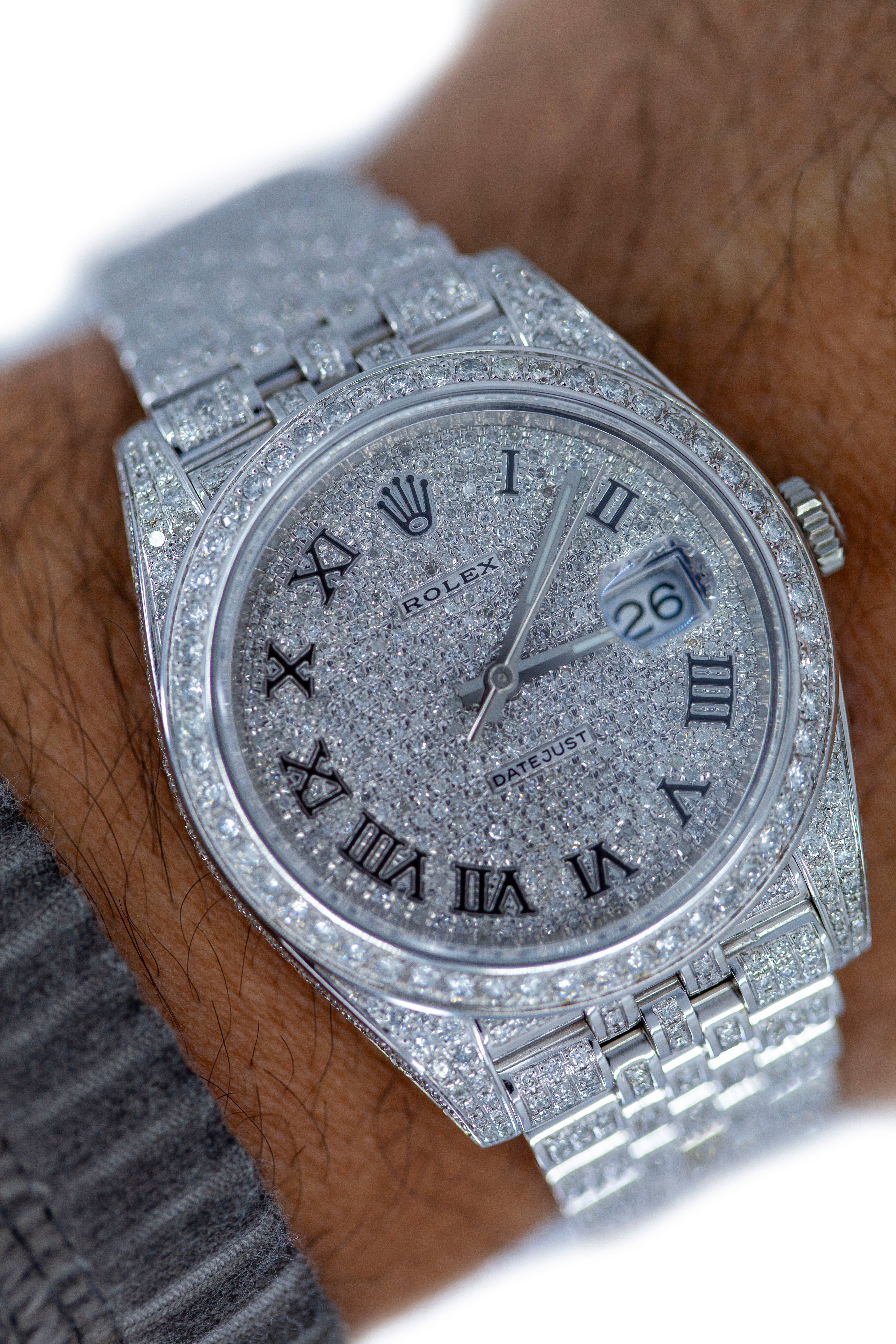 Iced-Out DateJust Timepiece 126300