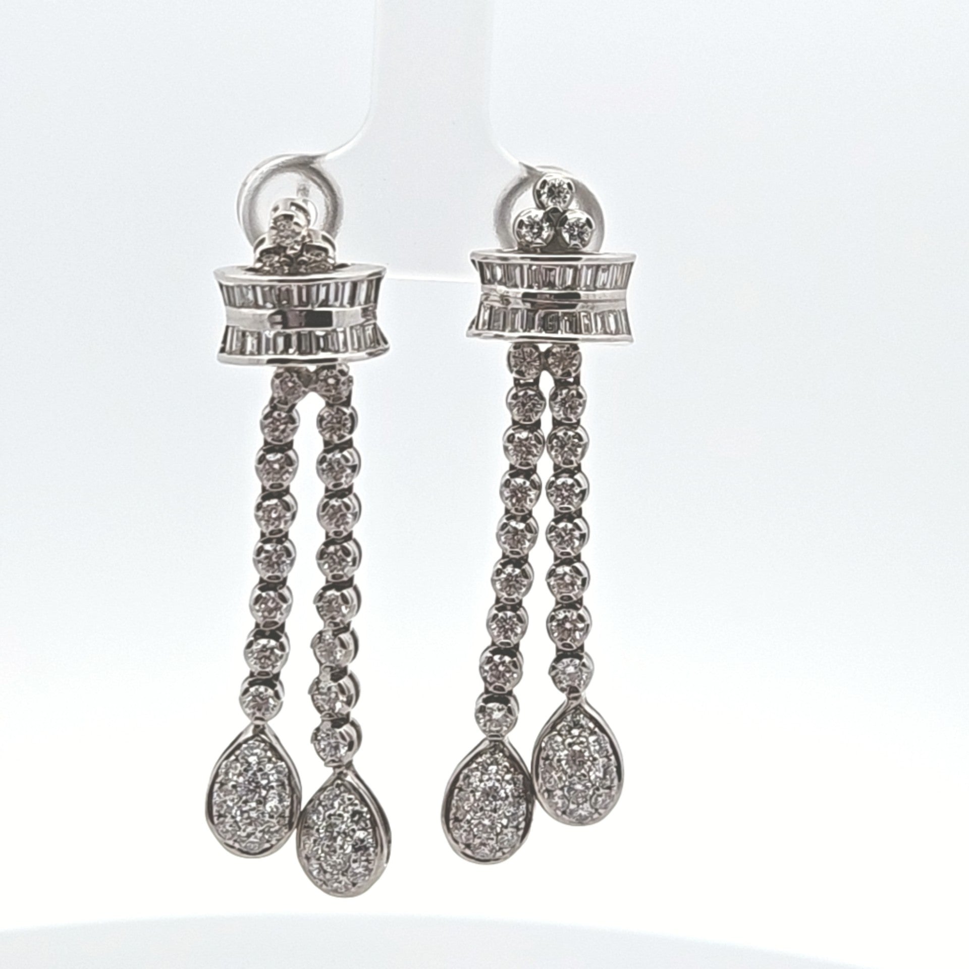 Diamond Dangle Earring