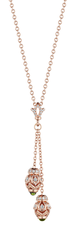 Verragio Devotion Collection Diamond and Rhodolite Double Necklace