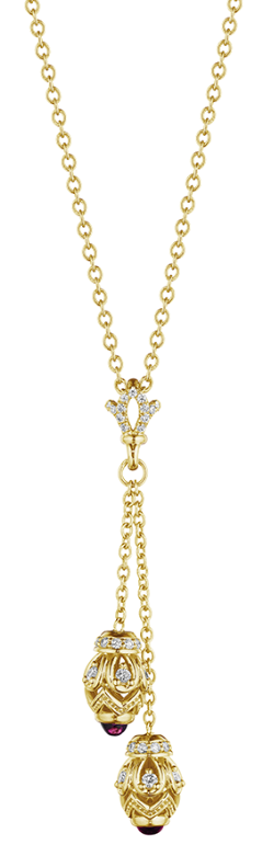 Verragio Devotion Collection Diamond and Amethyst Double Necklace