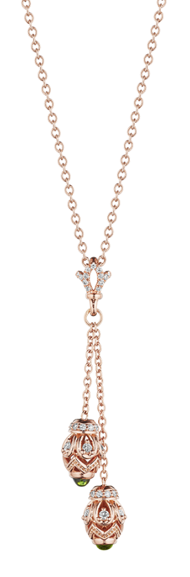 Verragio Devotion Collection Diamond and Blue Topaz Double Necklace
