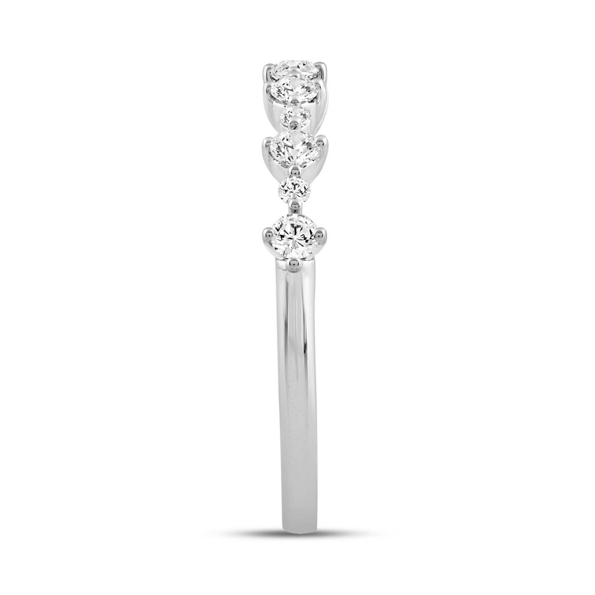 14K WHITE GOLD 1 1/2CT ROUND DIAMOND BRIDAL SET (CENTER STONE PRINCESS DIAMOND 1CT)