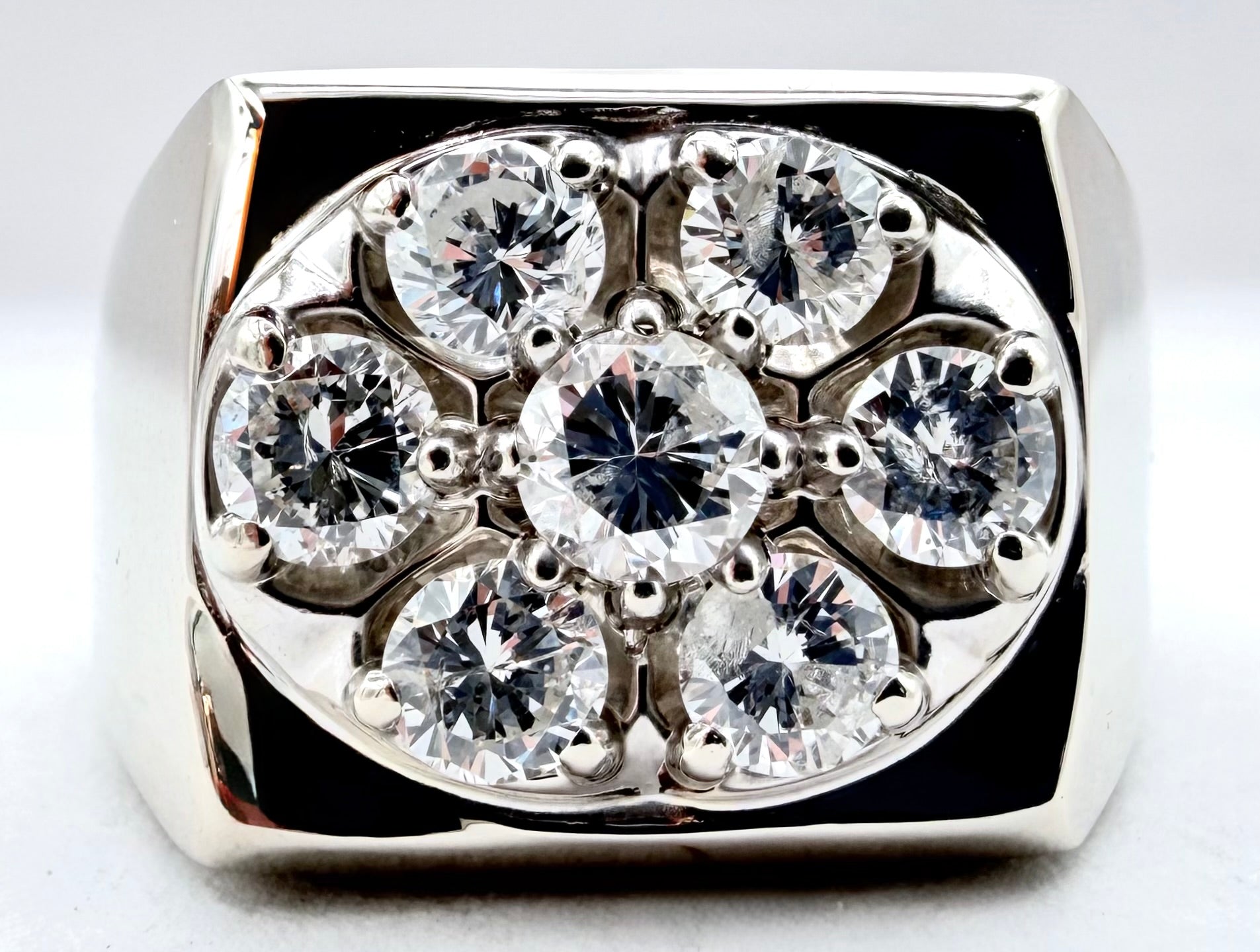 14k White Gold Diamond Ring