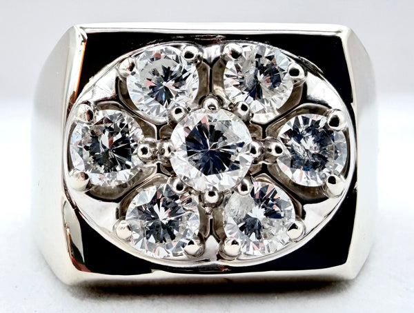 14k White Gold Diamond Ring