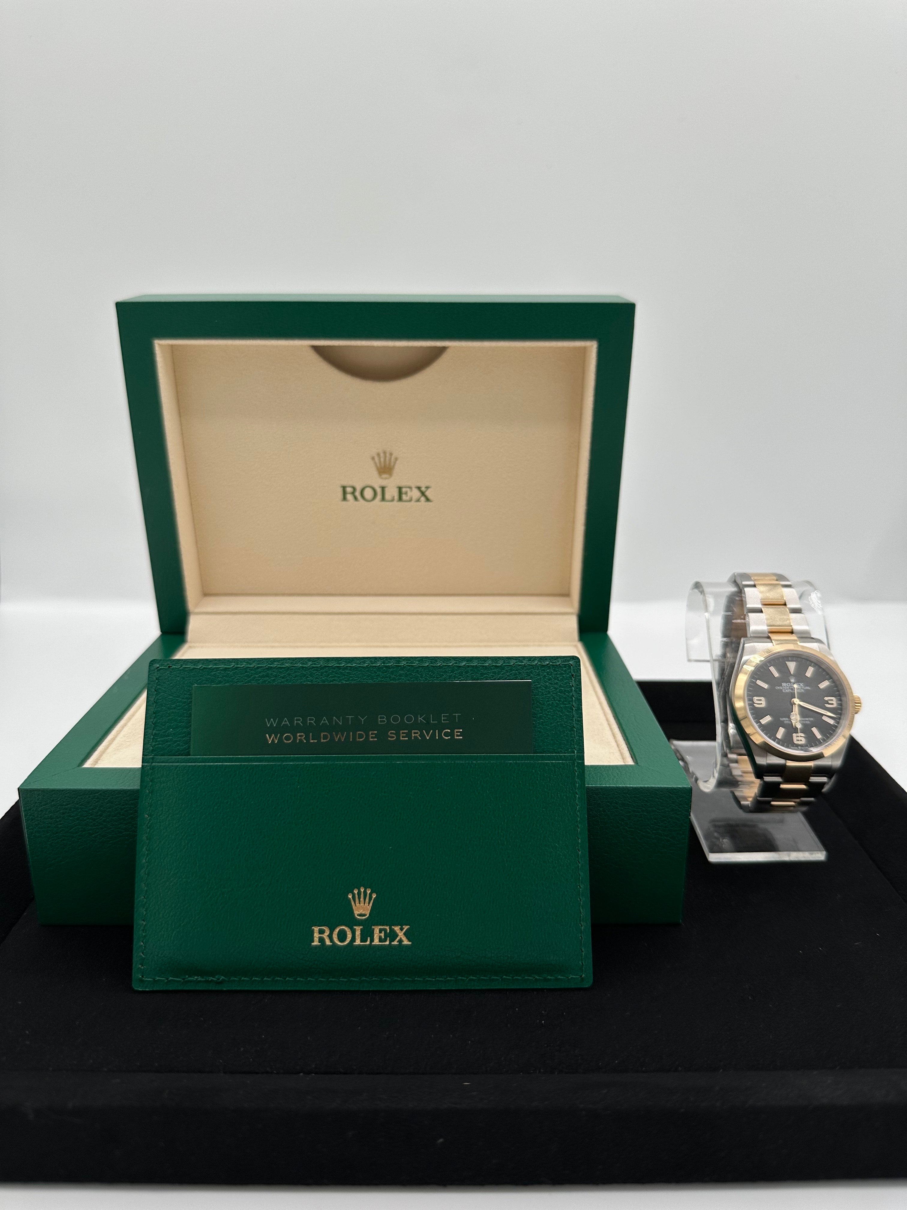Rolex 124273 Two-Tone Explorer 18k 36mm 2024