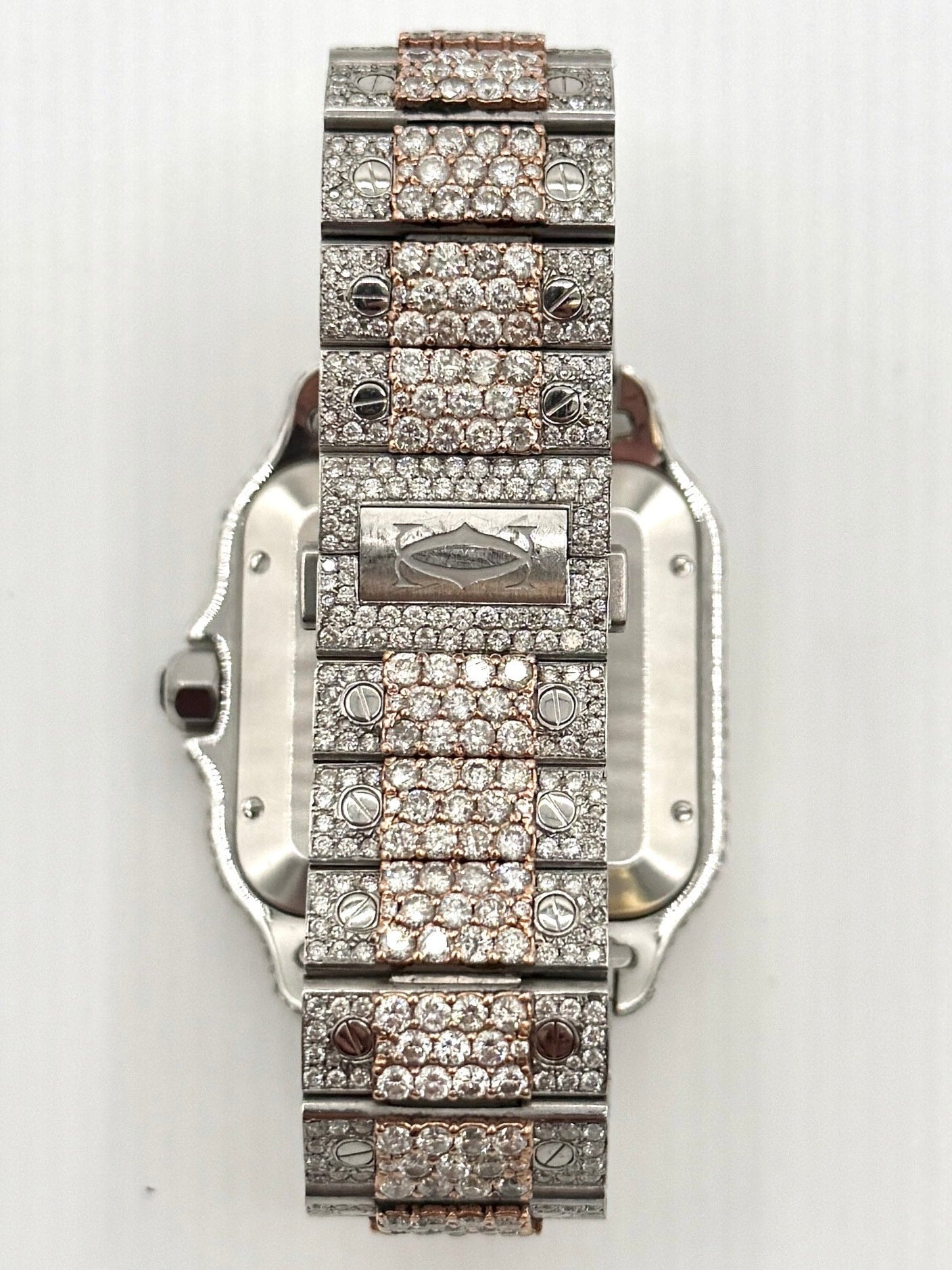 Iced-Out Santos XL Timepiece