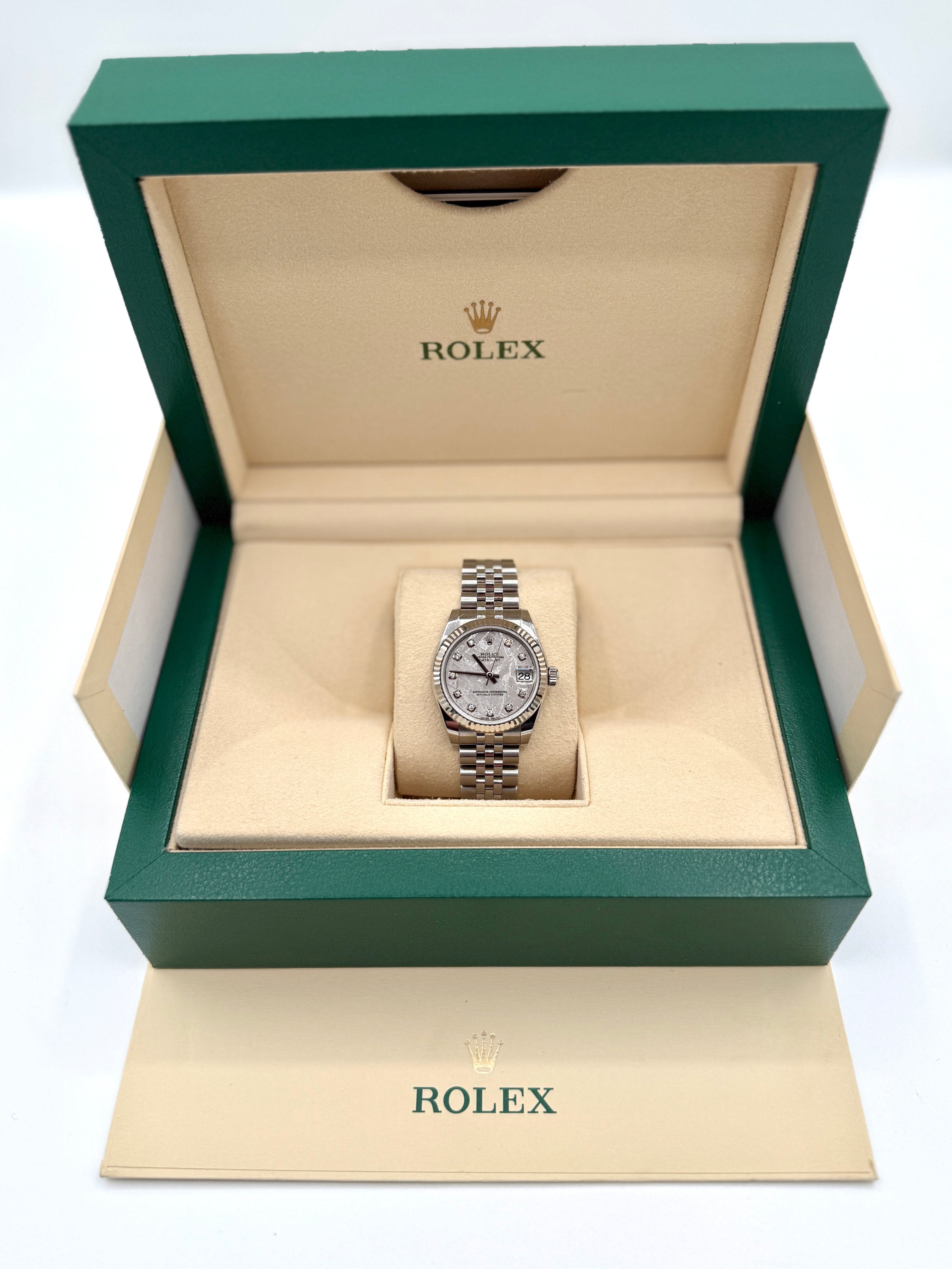 Pre-Owned Women's Rolex Meteorite Dial Datejust