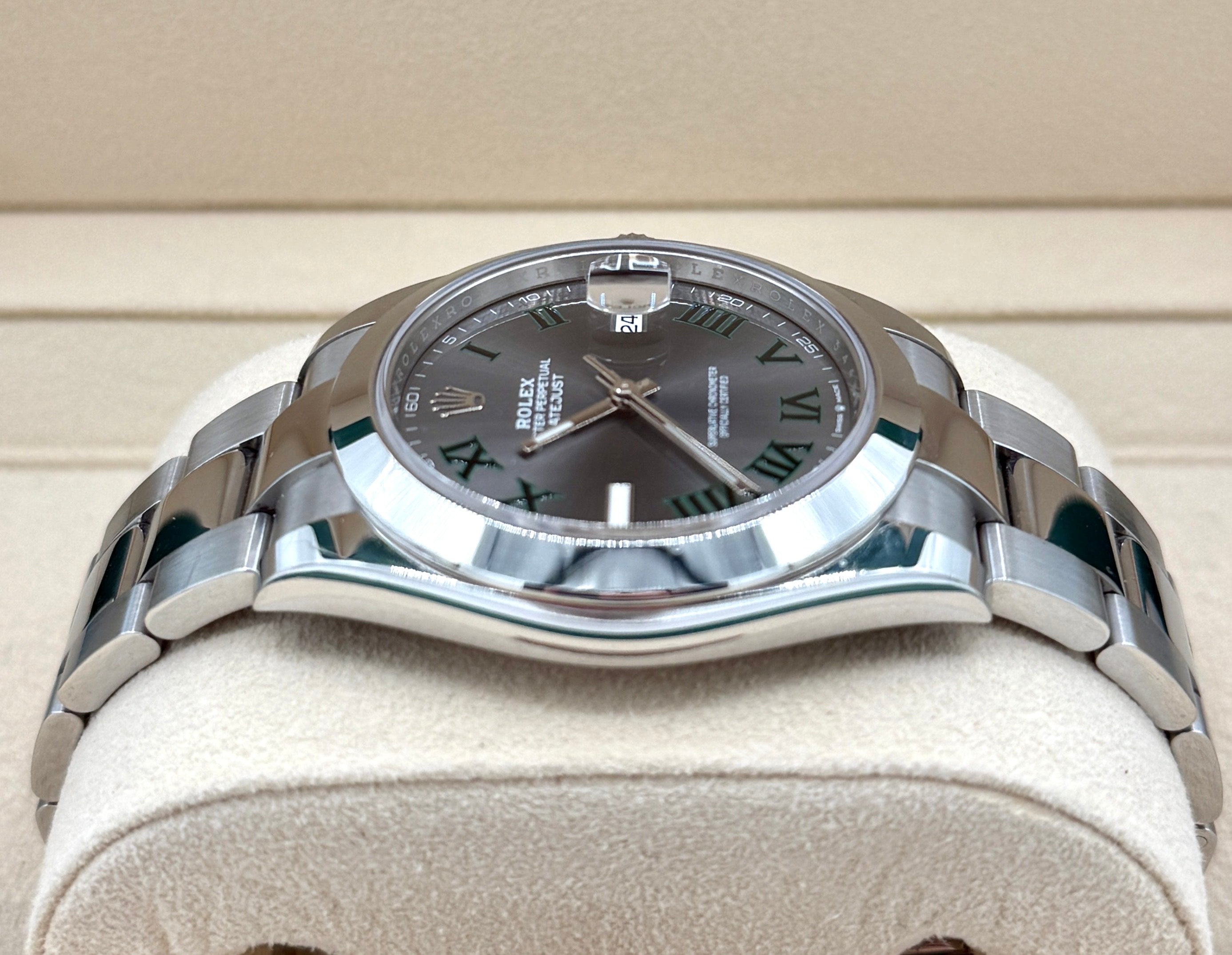 Pre-Owned Rolex Wimbledon Datejust Stainless Steel