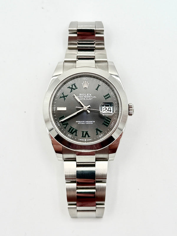 Pre-Owned Rolex Wimbledon Datejust Stainless Steel
