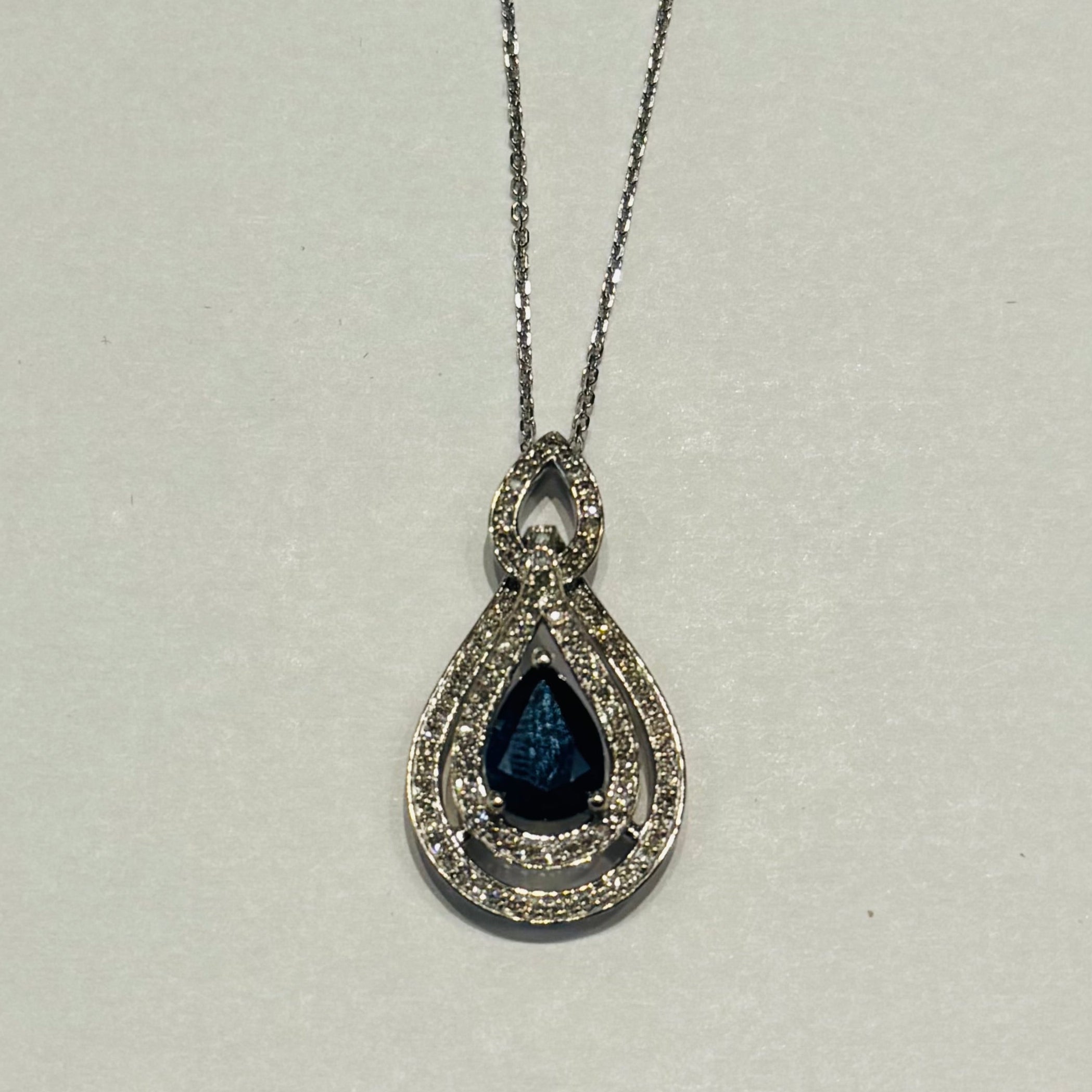 Sapphire and Diamond Pendant