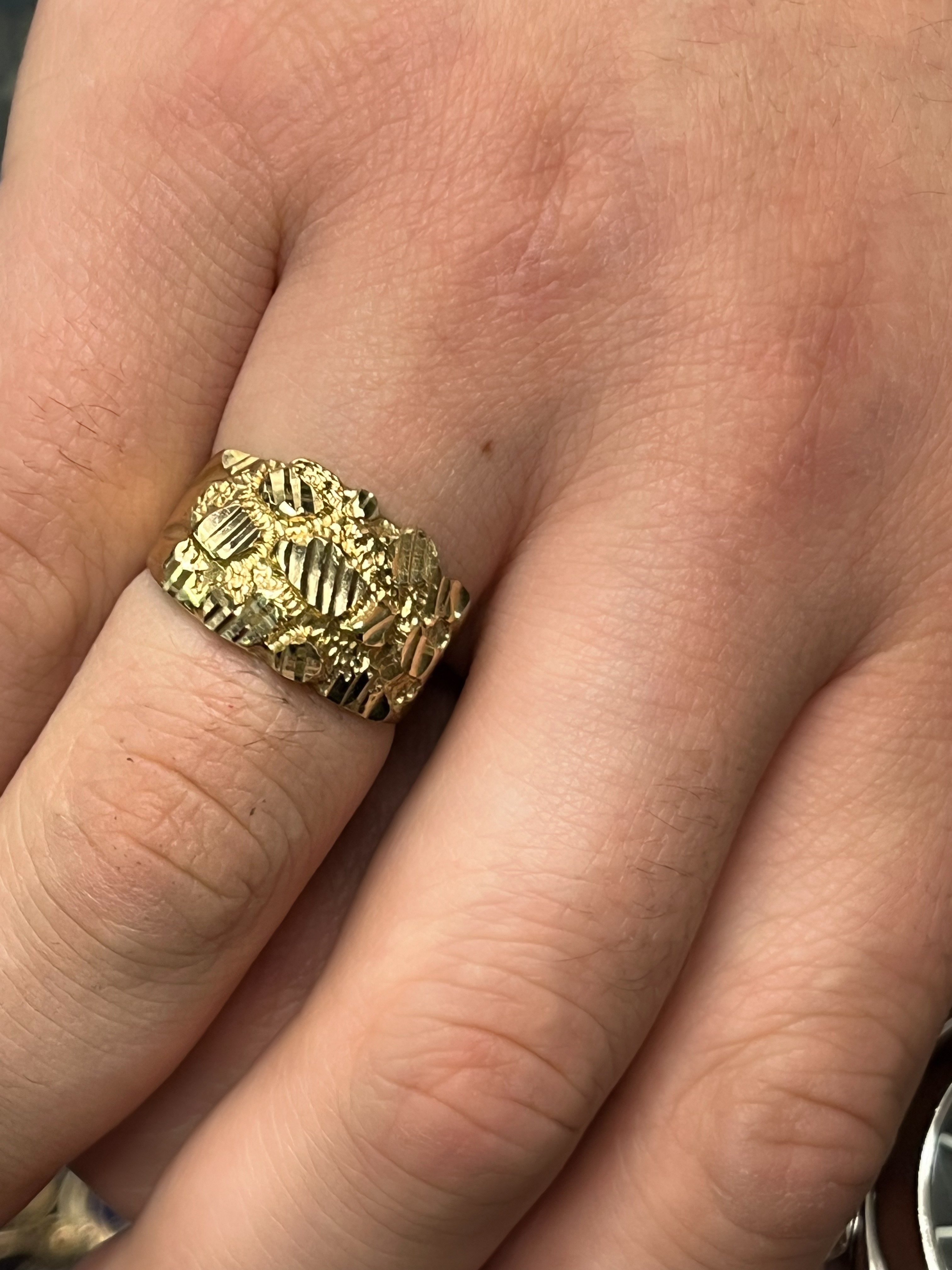 $275 Clearance Men's Nugget Ring