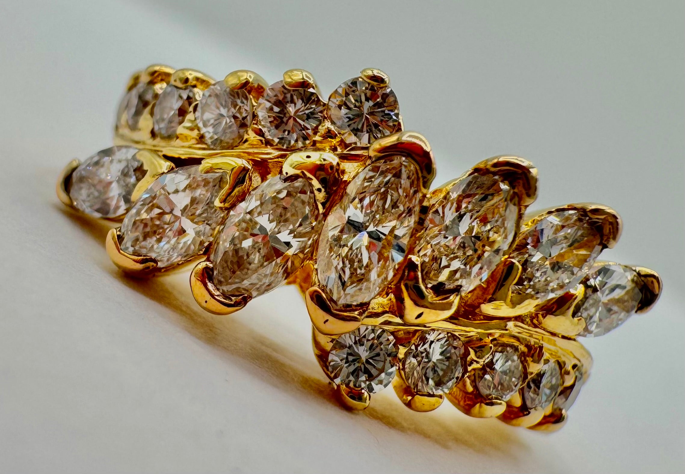 14k Yellow Gold Diamond Ring