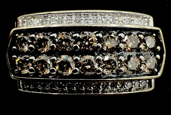 10k 2-Tone Gold Diamond Ring