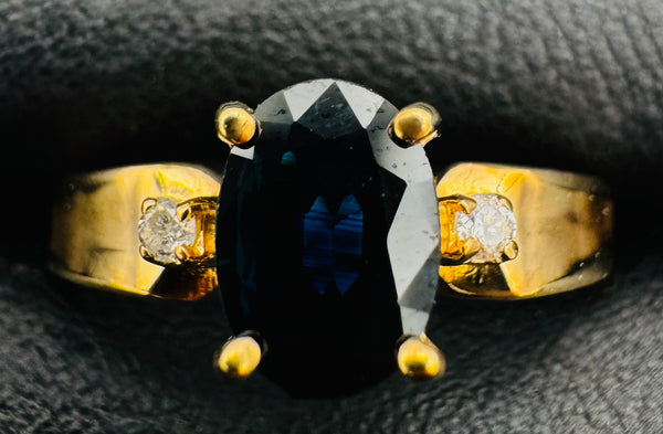 10k Yellow Gold Sapphire Lady's Ring