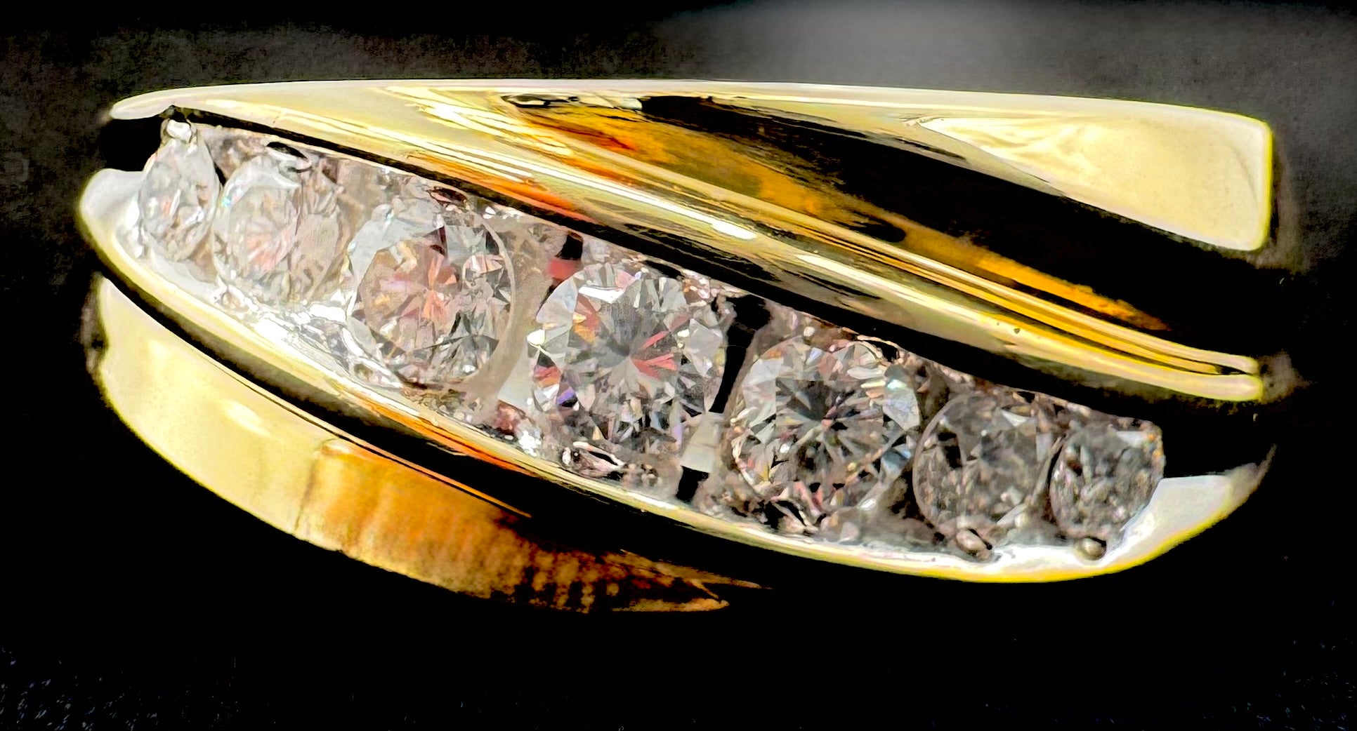 14k Yellow Gold Diamond Ring