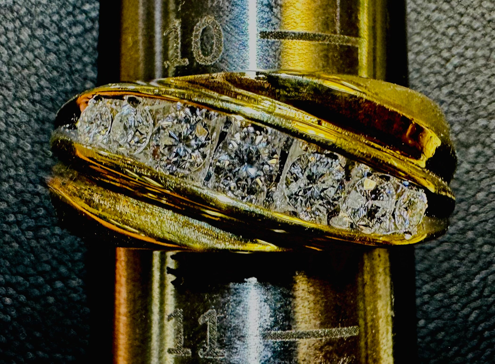 14k Yellow Gold Diamond Ring