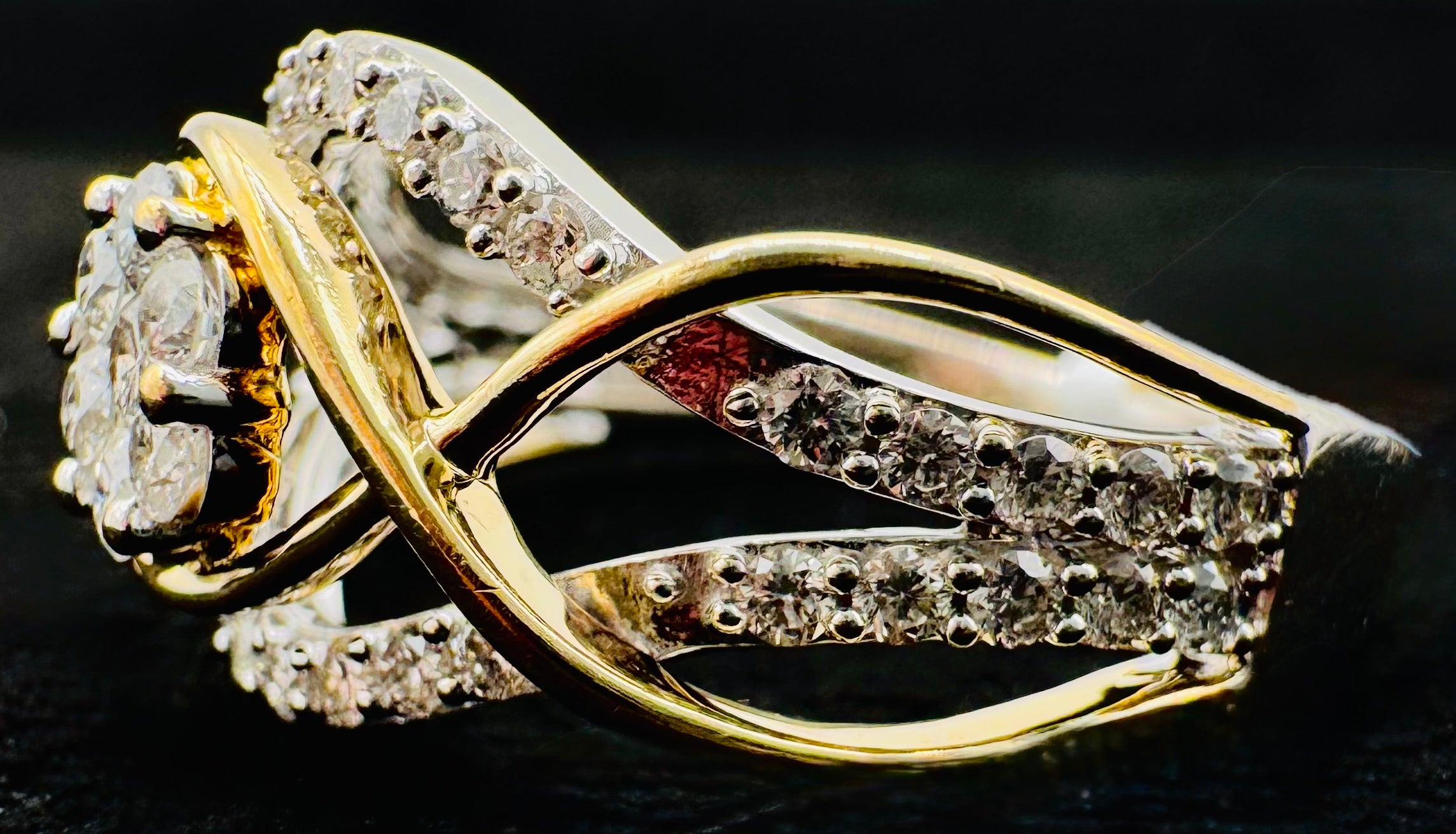 14k Yellow Gold Diamond Ring