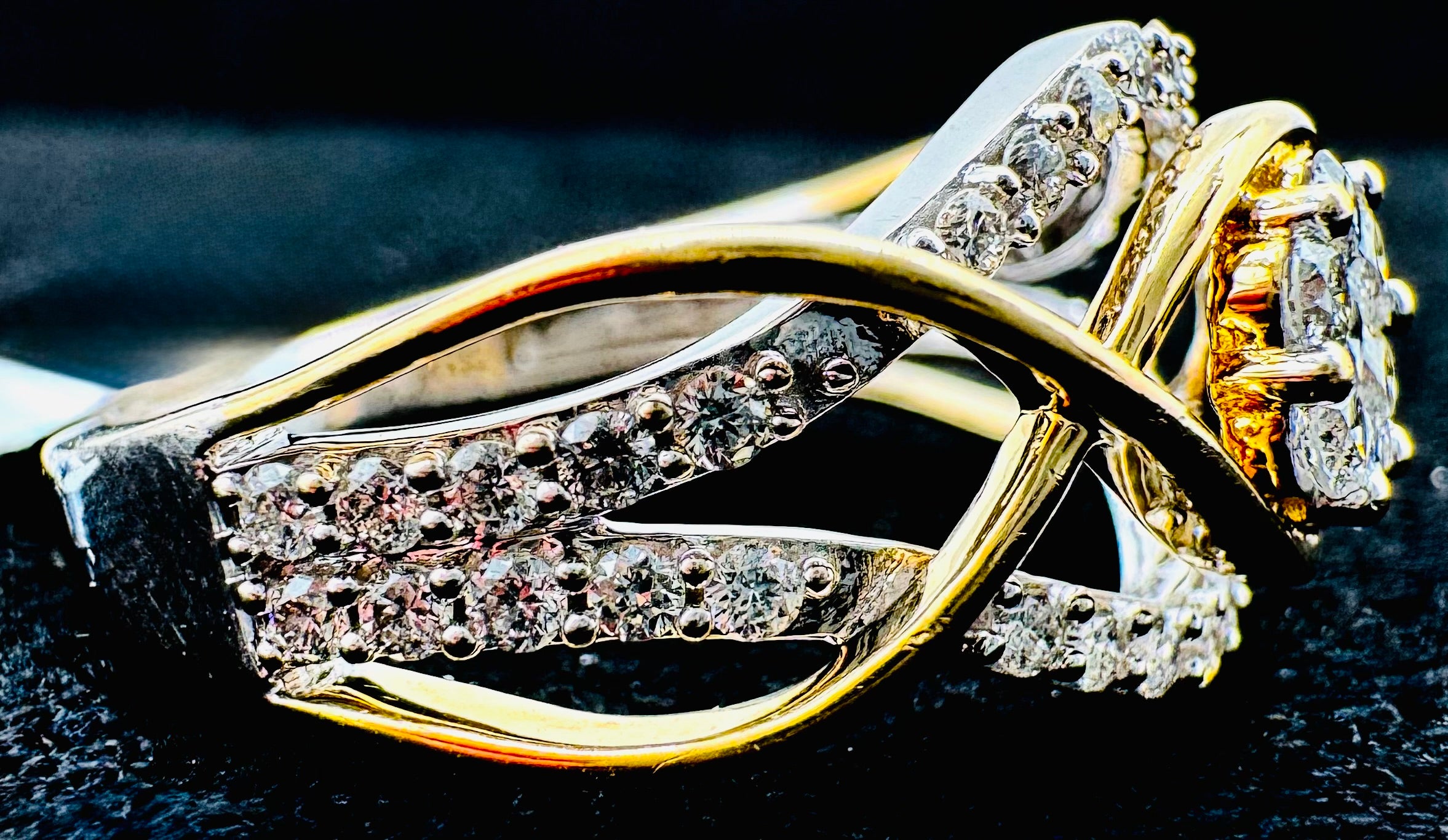 14k Yellow Gold Diamond Ring