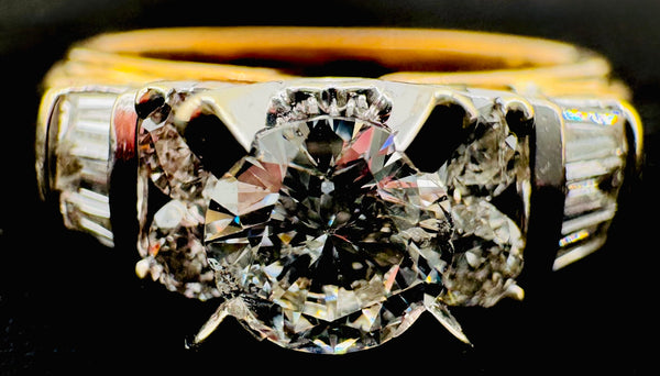14k Yellow Gold Diamond Ring