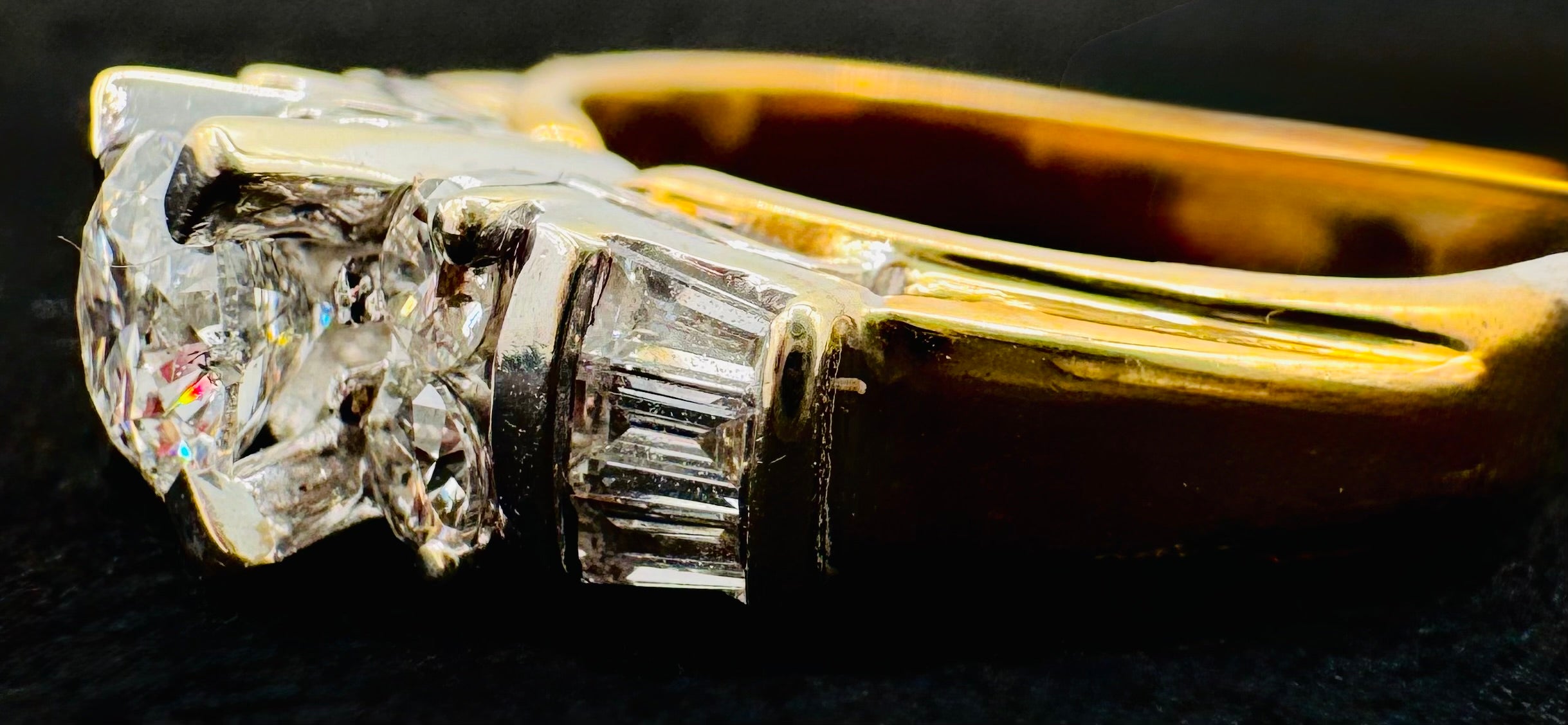 14k Yellow Gold Diamond Ring