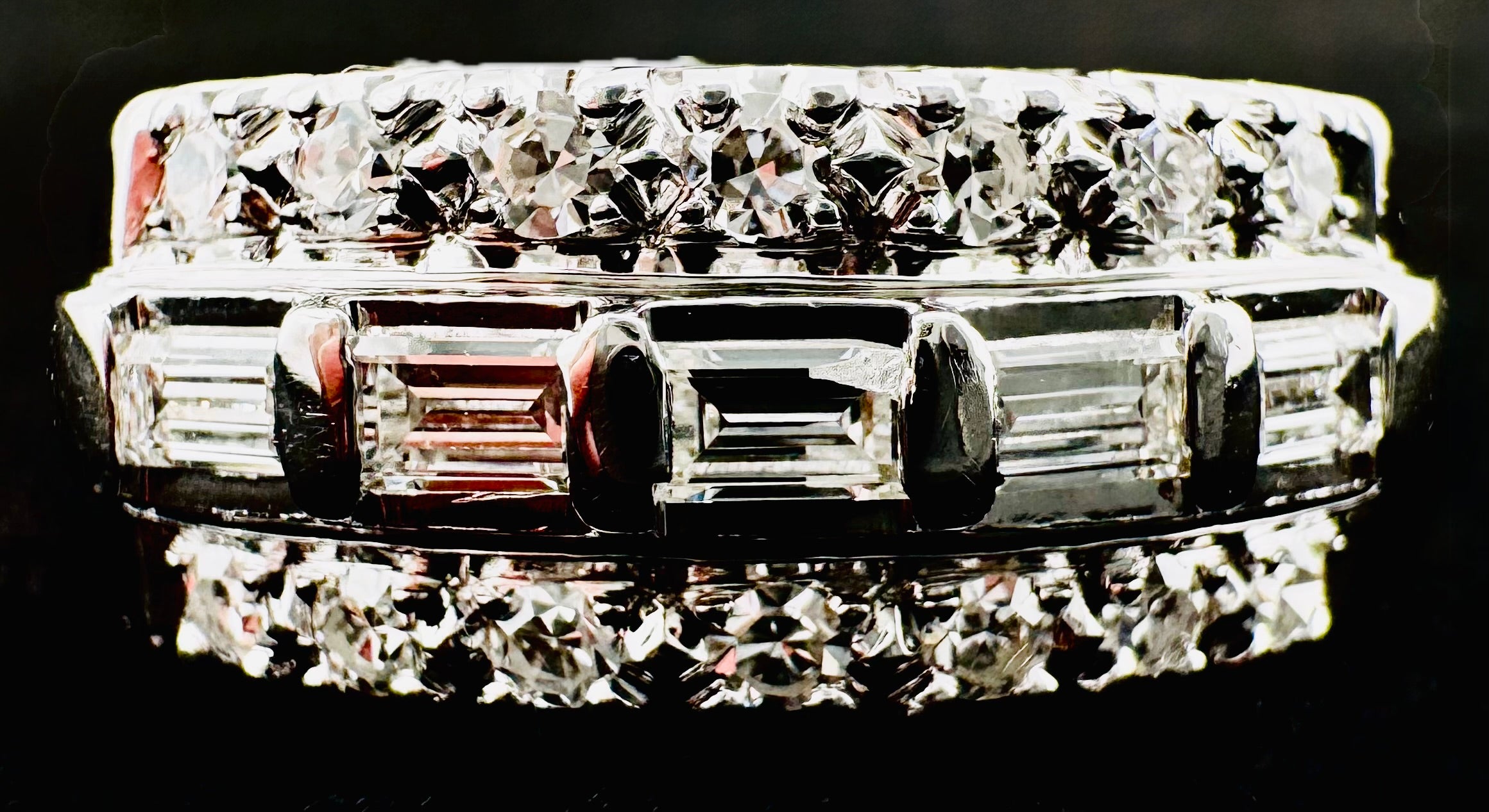14k White Gold Diamond Ring