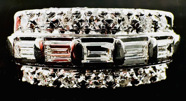 14k White Gold Diamond Ring